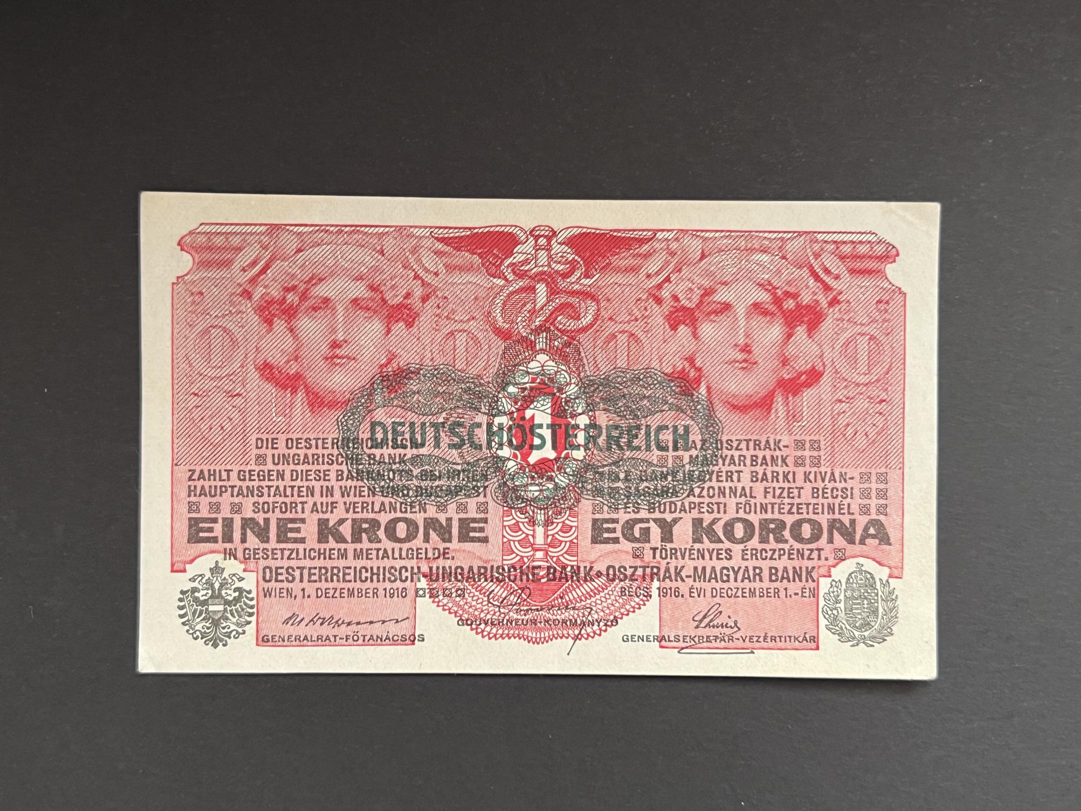 1 Korona (1916)aUNC Adamo K3b