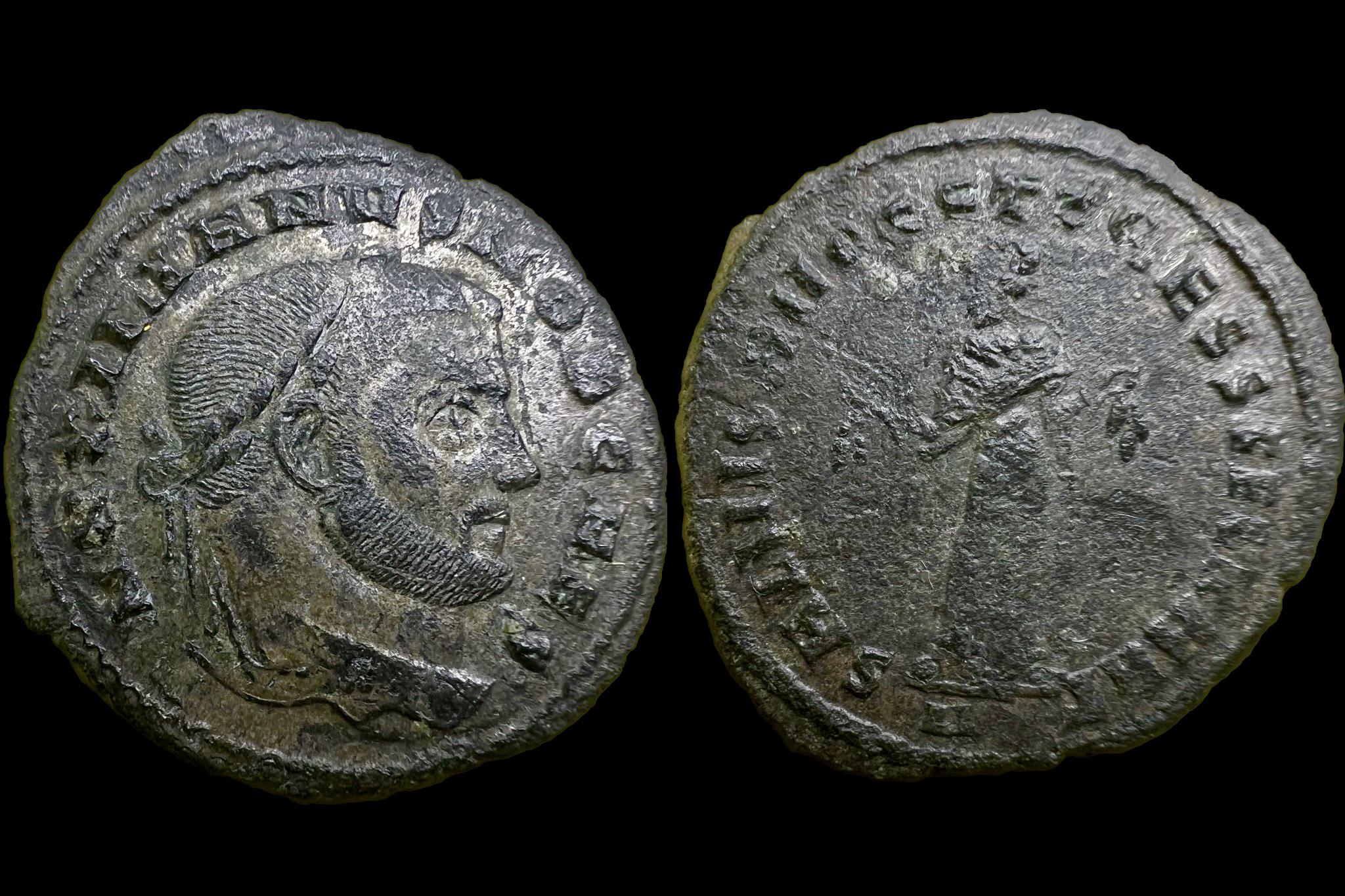 II. Maximianus (i.sz.305-309) Kartago Follis RIC 40b 