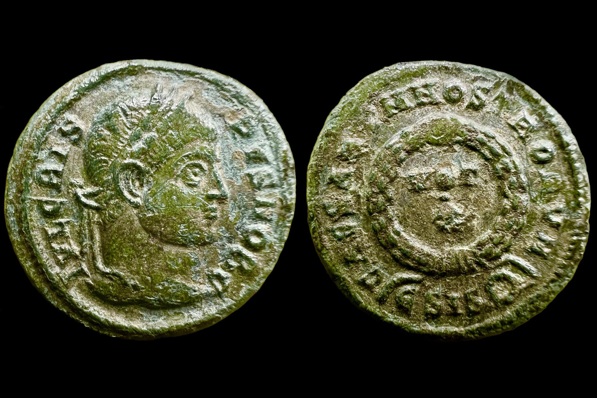 Crispus (317-326) Siscia AE RIC 181