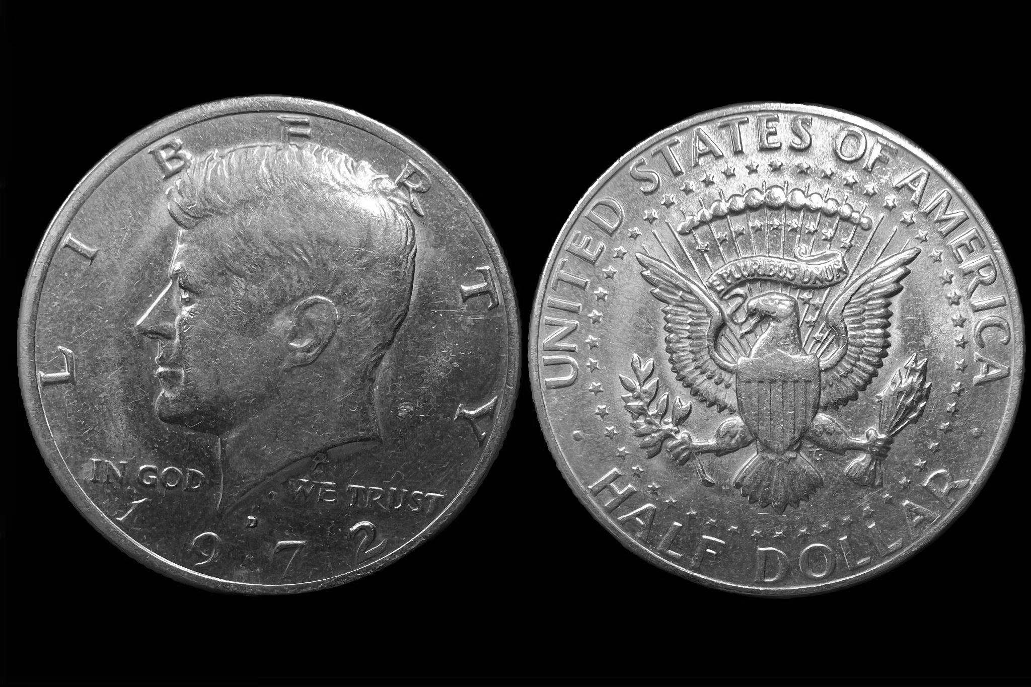 Kennedy half dollár USA (1972)D 