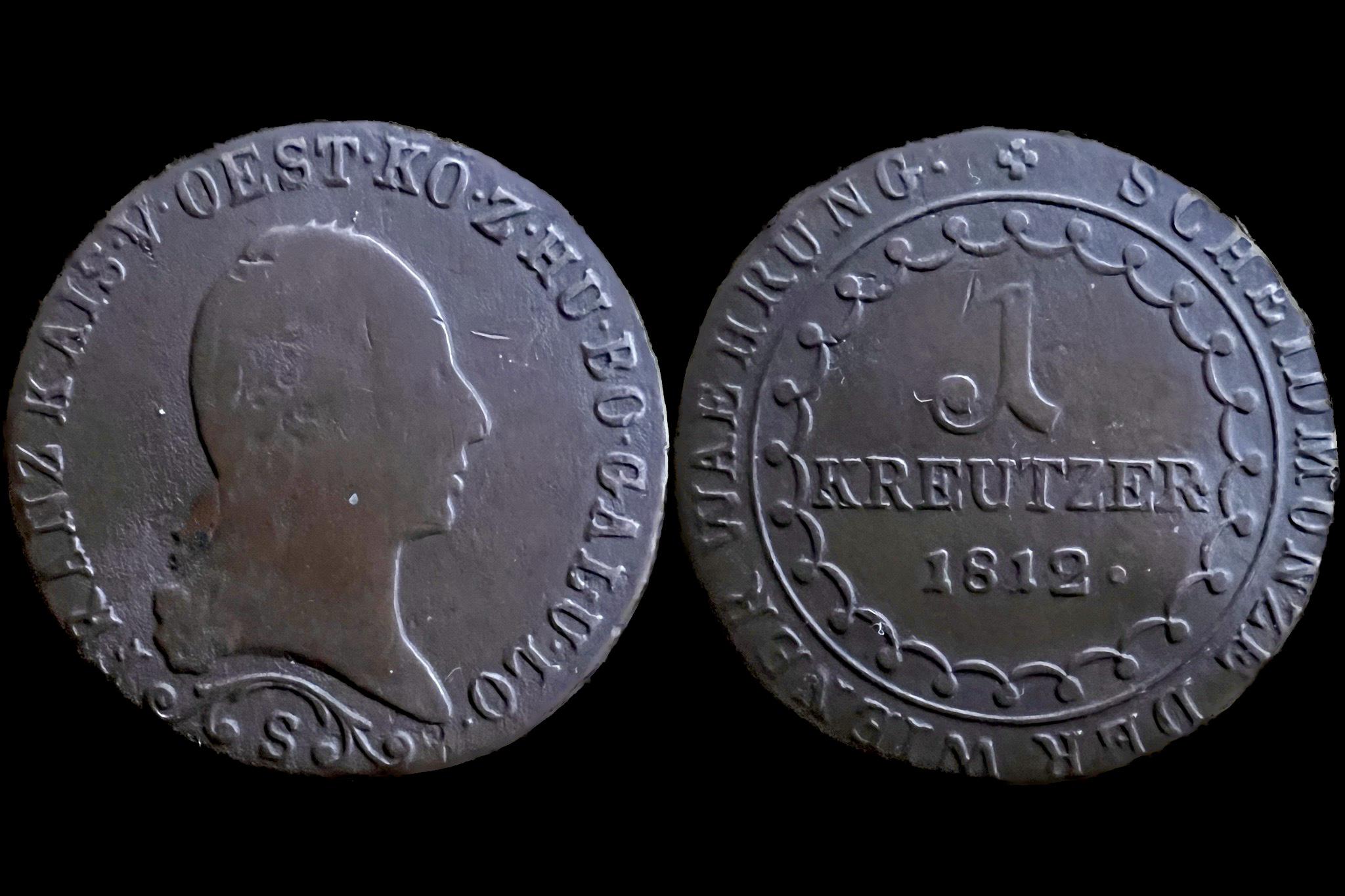 Franz 1 Krajcár (1812)S KM2112 