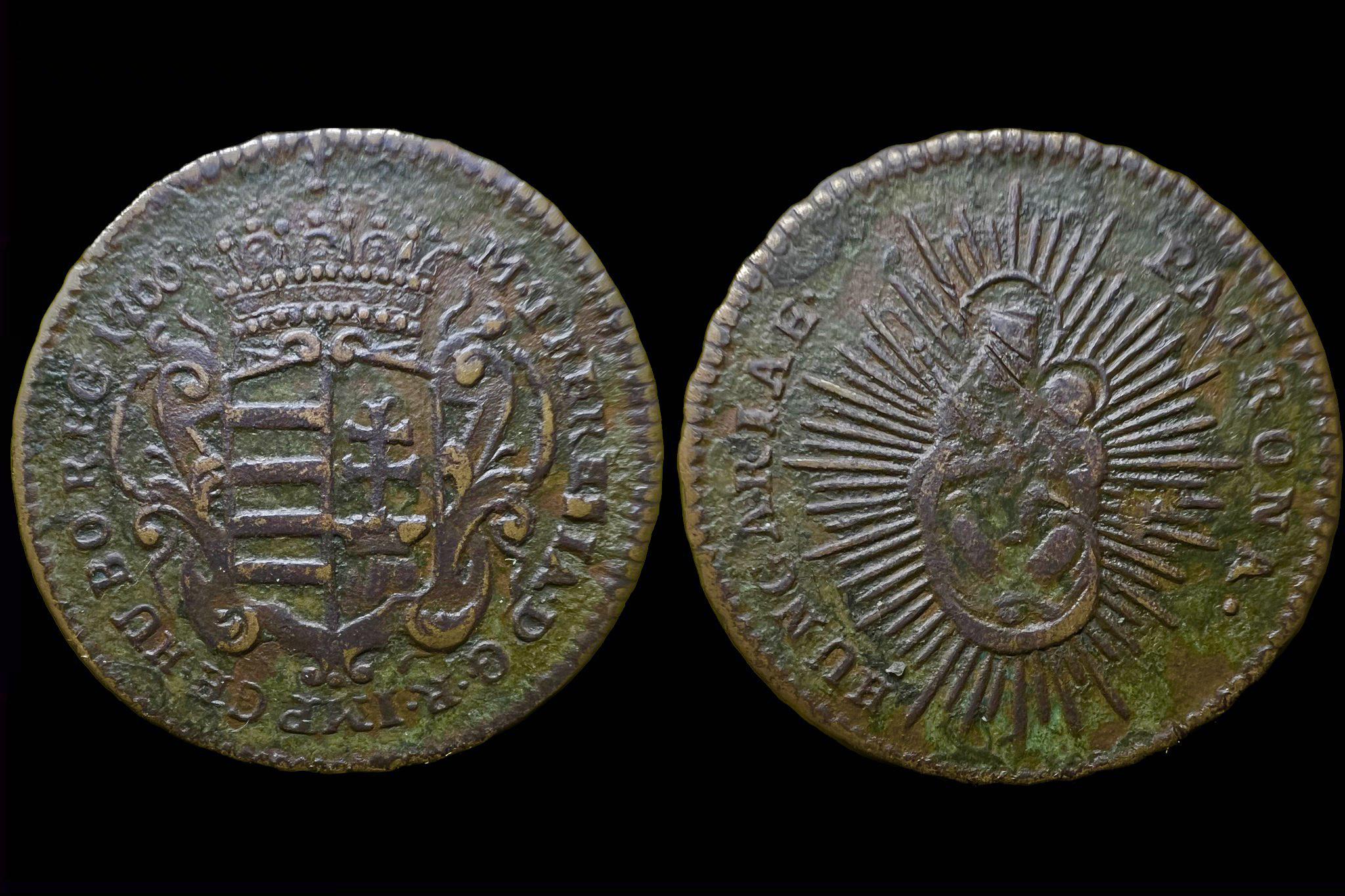 Maria Theresia   ia denar (1766) Éh-1278 