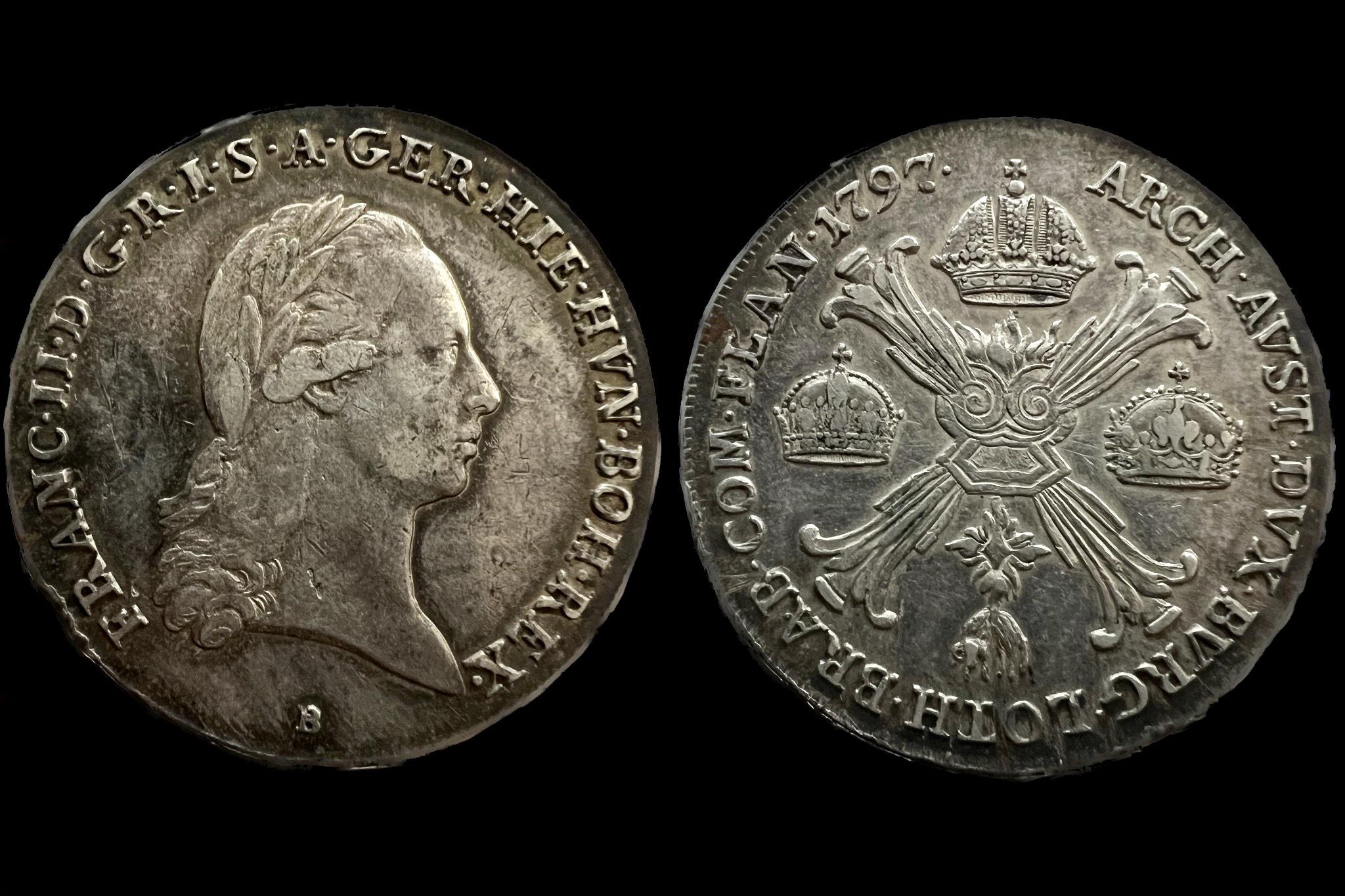 Ferenc Koronatallér (1797) Körmöcbánya (extra  patina) Dav1180 