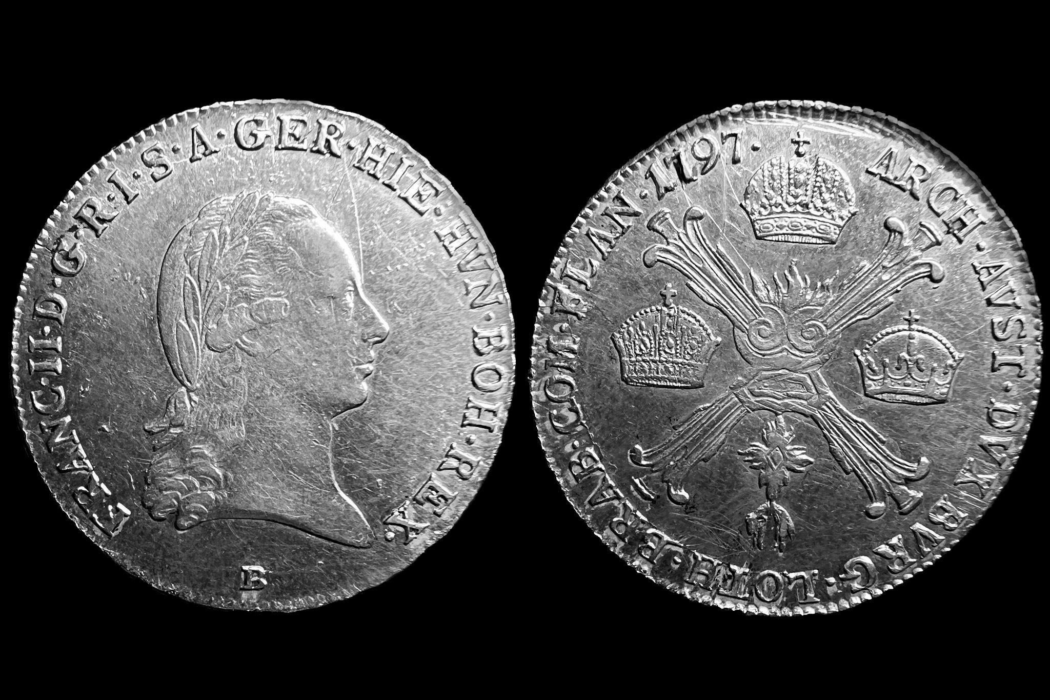 Ferenc 1/4 Koronatallér (1797) Körmöcbánya KM239 