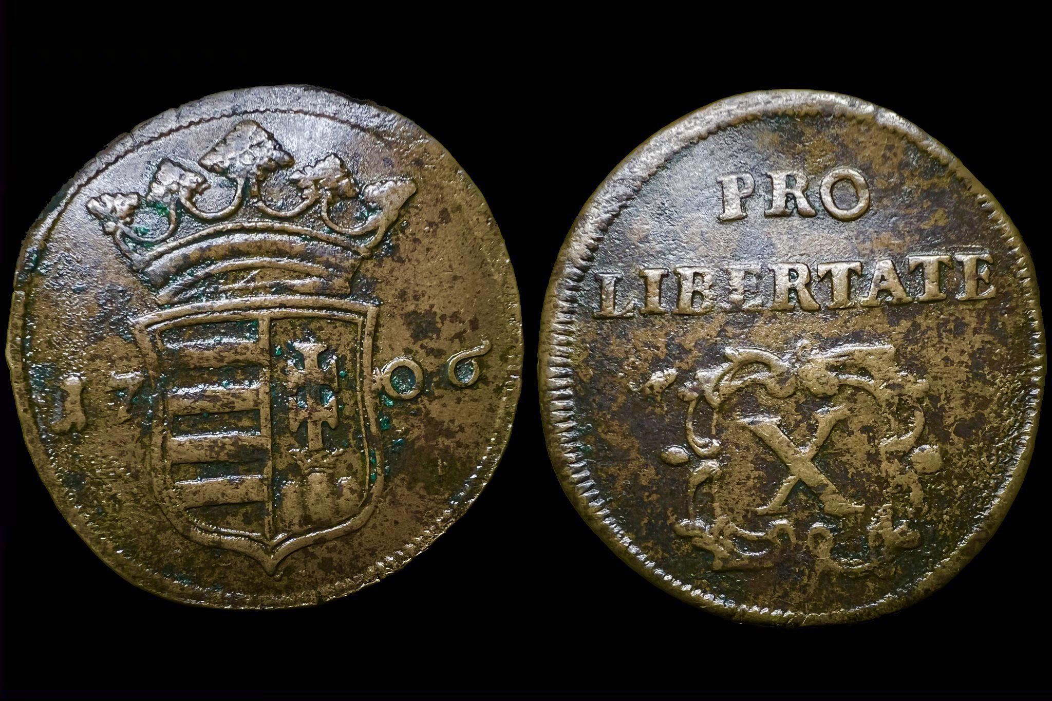 II. Rákóczi Ferenc X poltura Éh-1133 (1706)