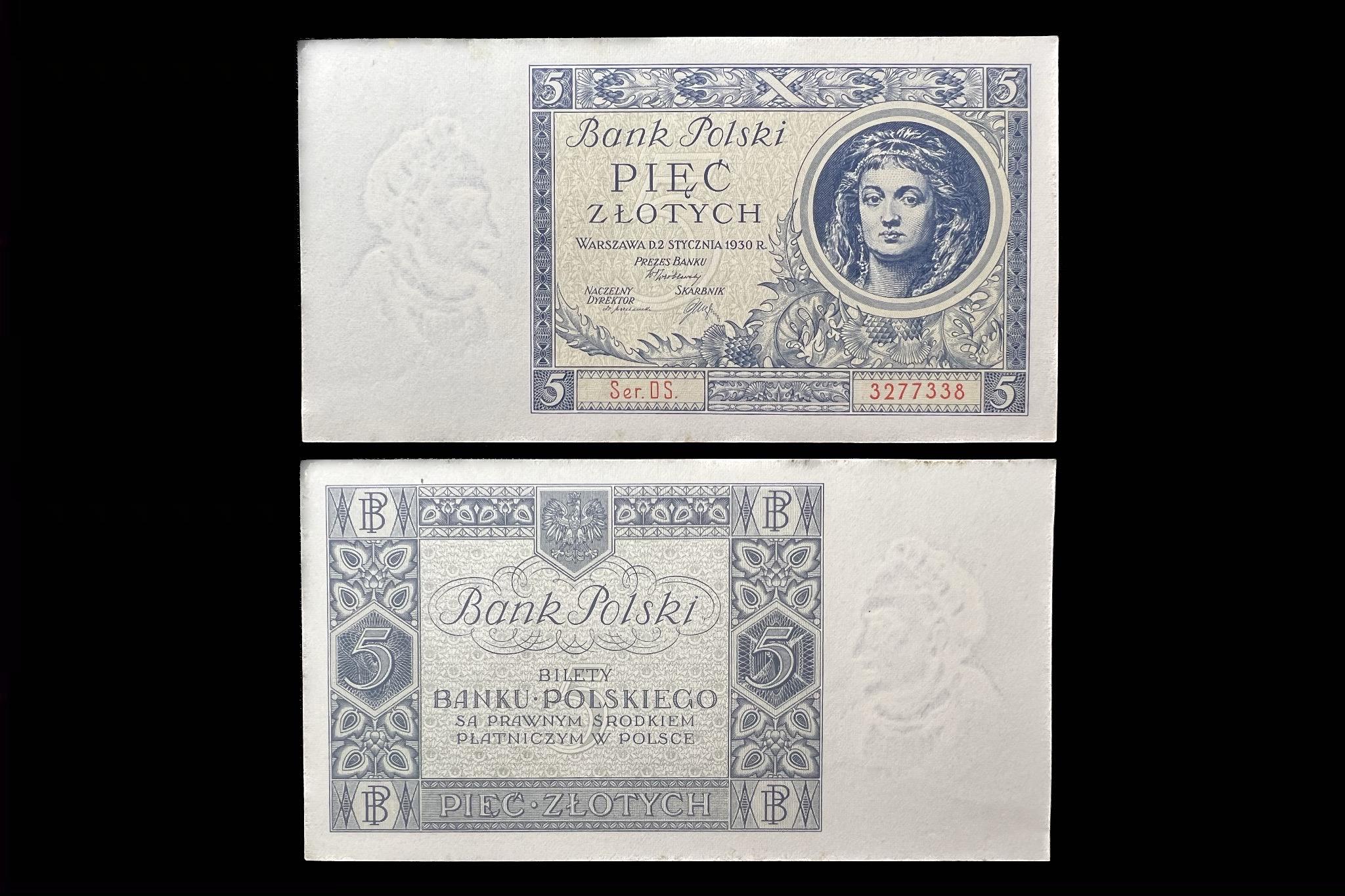 Lengyelország 5 Zlotych aUNC (1930)DS