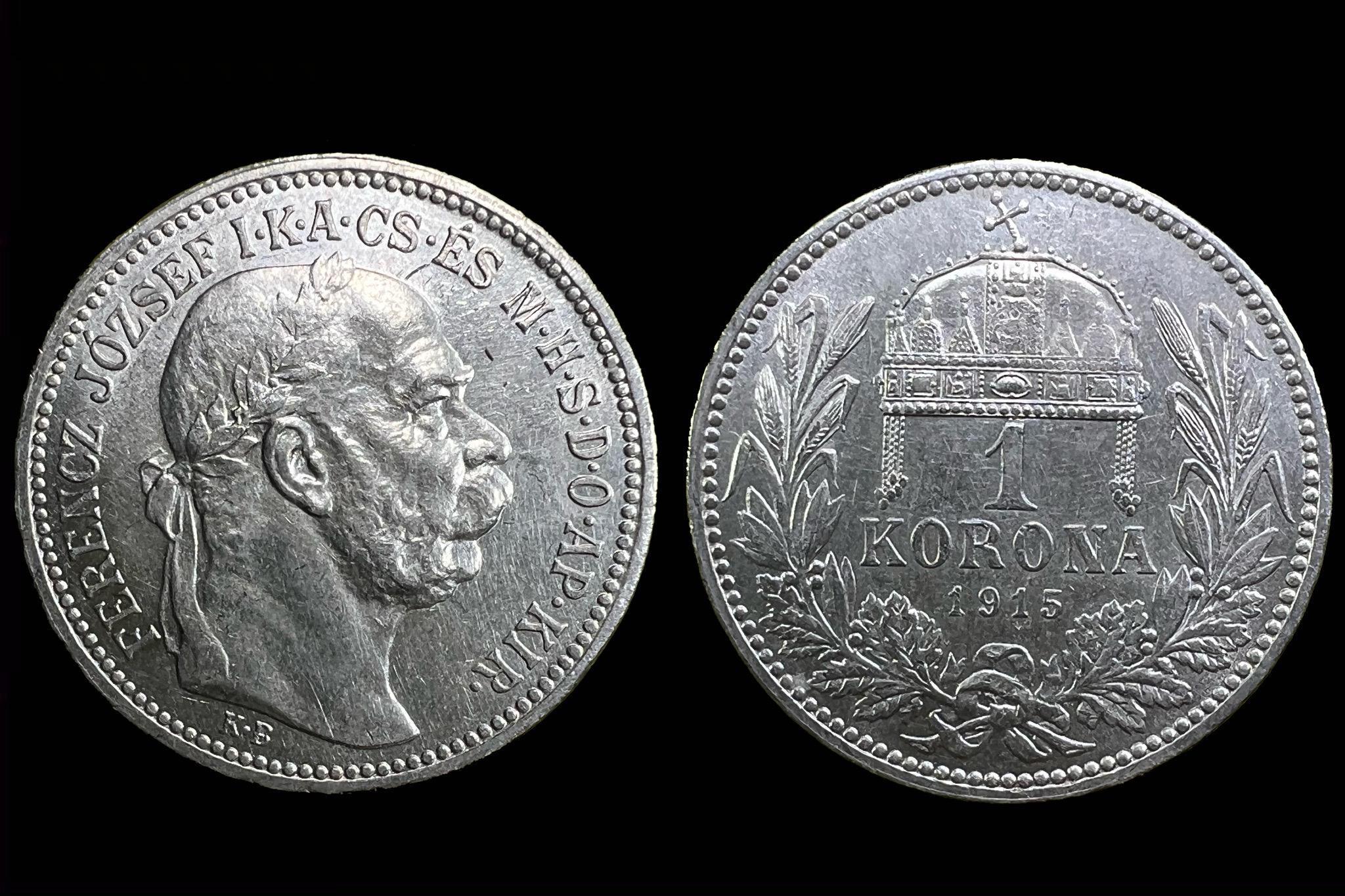 Franz Joseph 1 Korona (1915) 