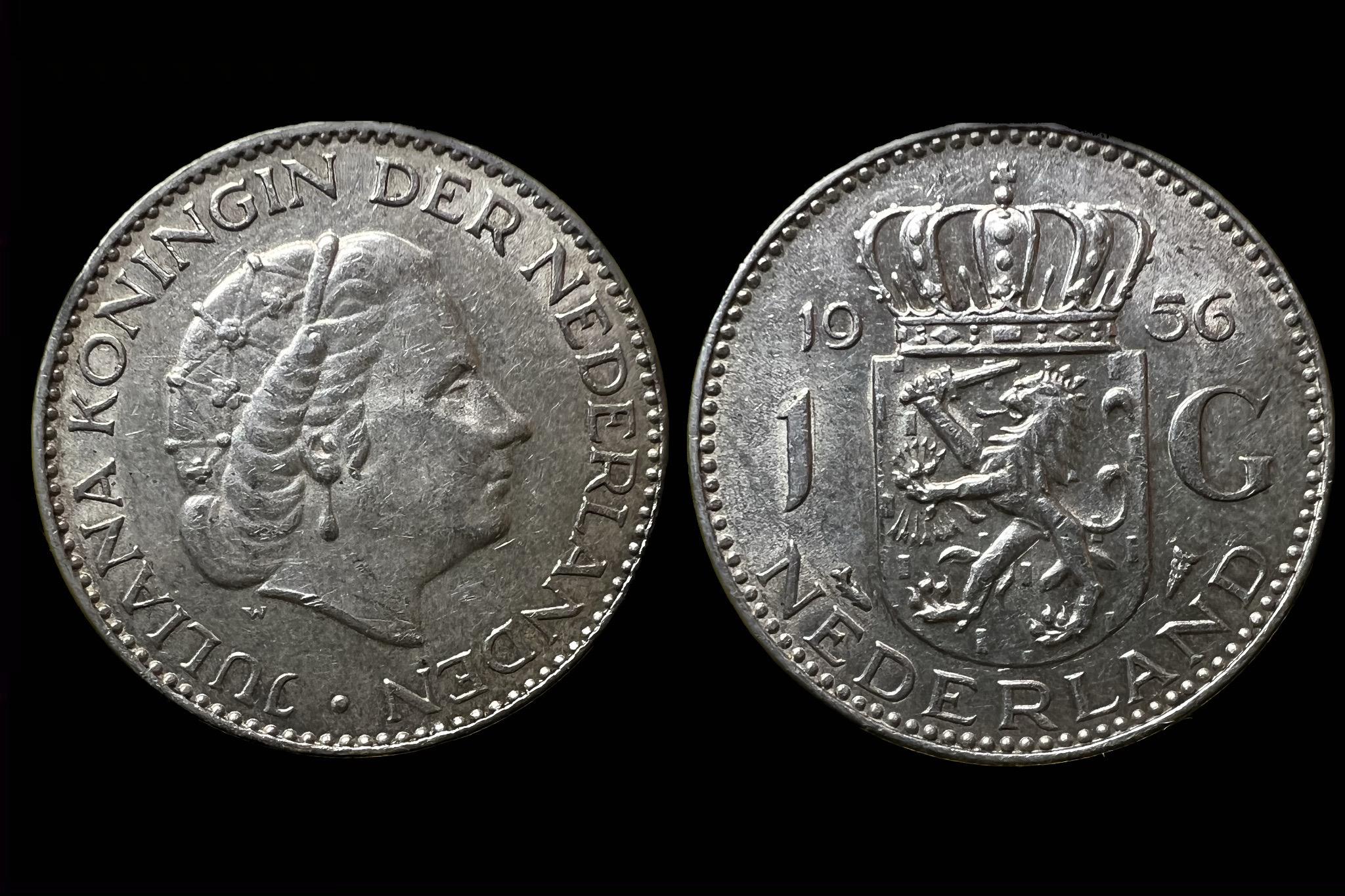 Hollandia 1 Gulden (1956) KM 84 
