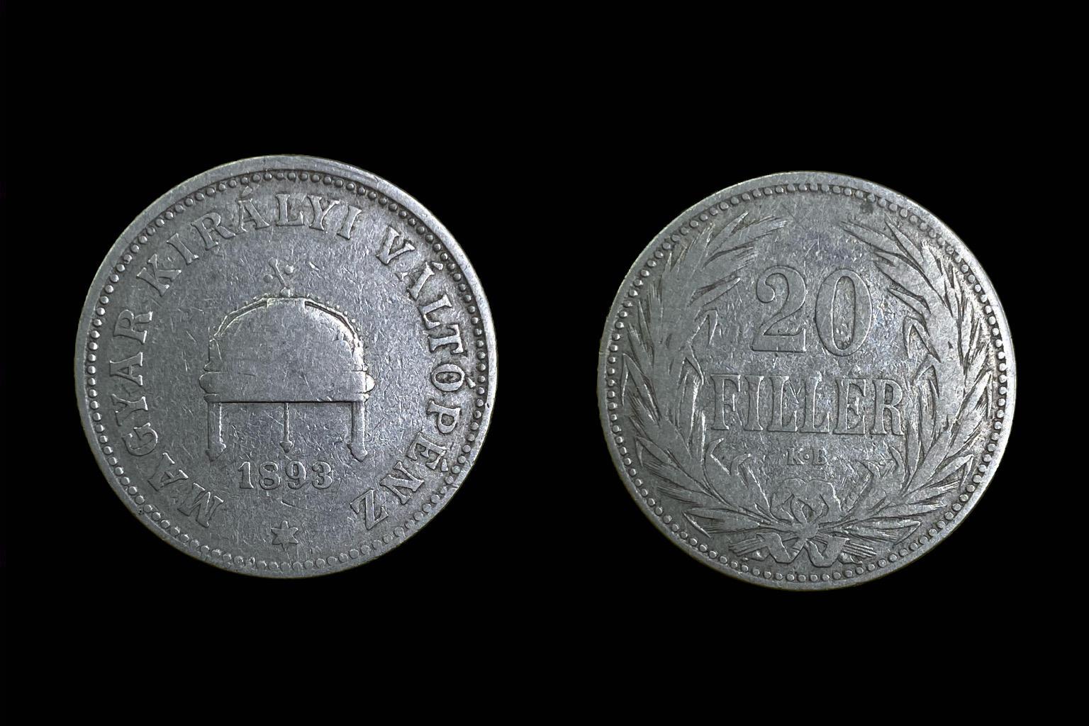 (1893) 20 fillér Adamo K4