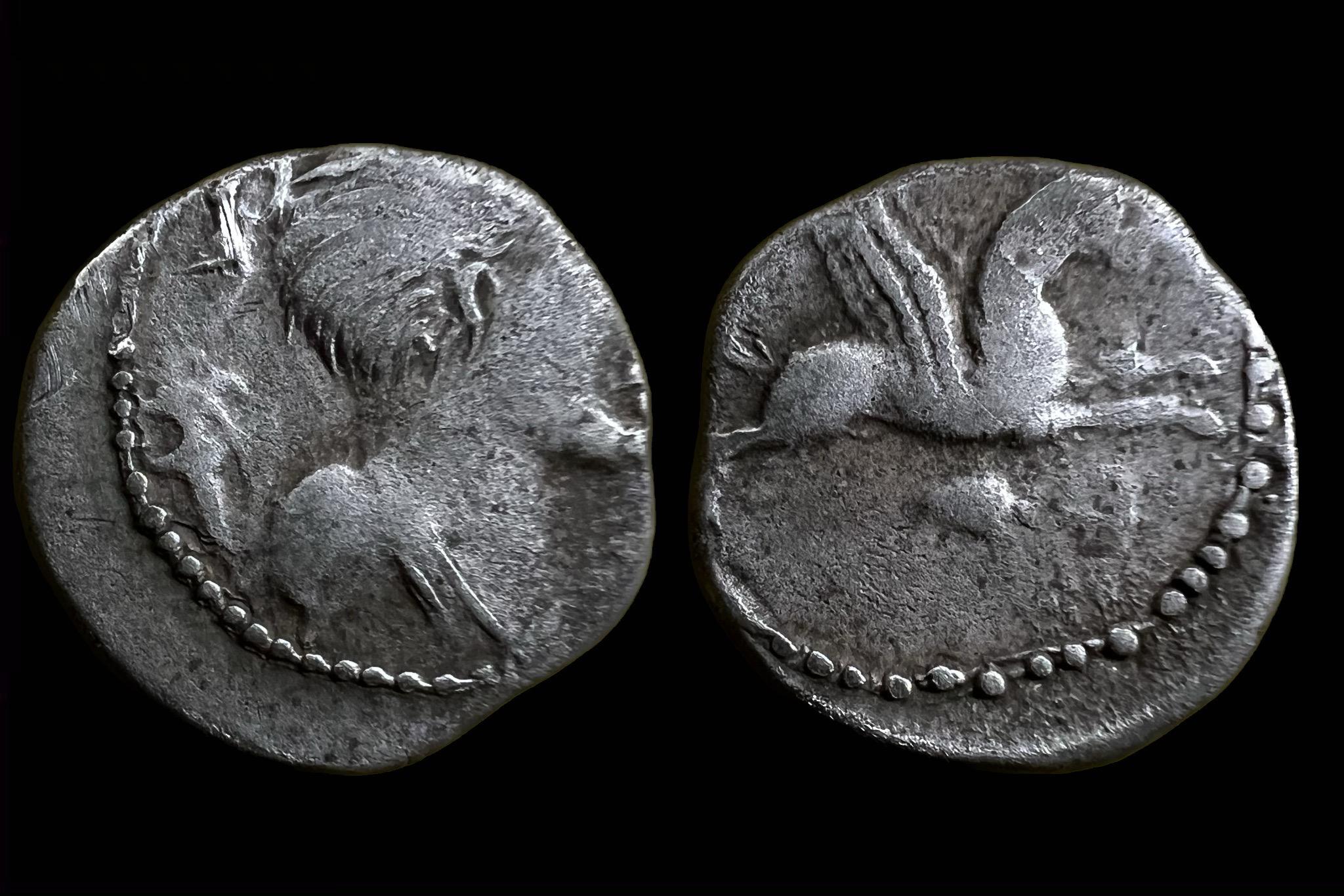 Eraviscus Kelta dénár (i.e.I.sz) Dembski 1546