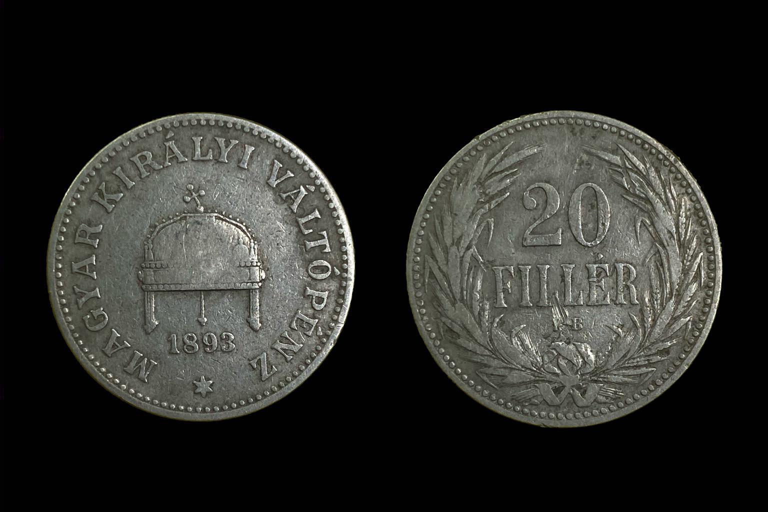 (1893) 20 fillér Adamo K4