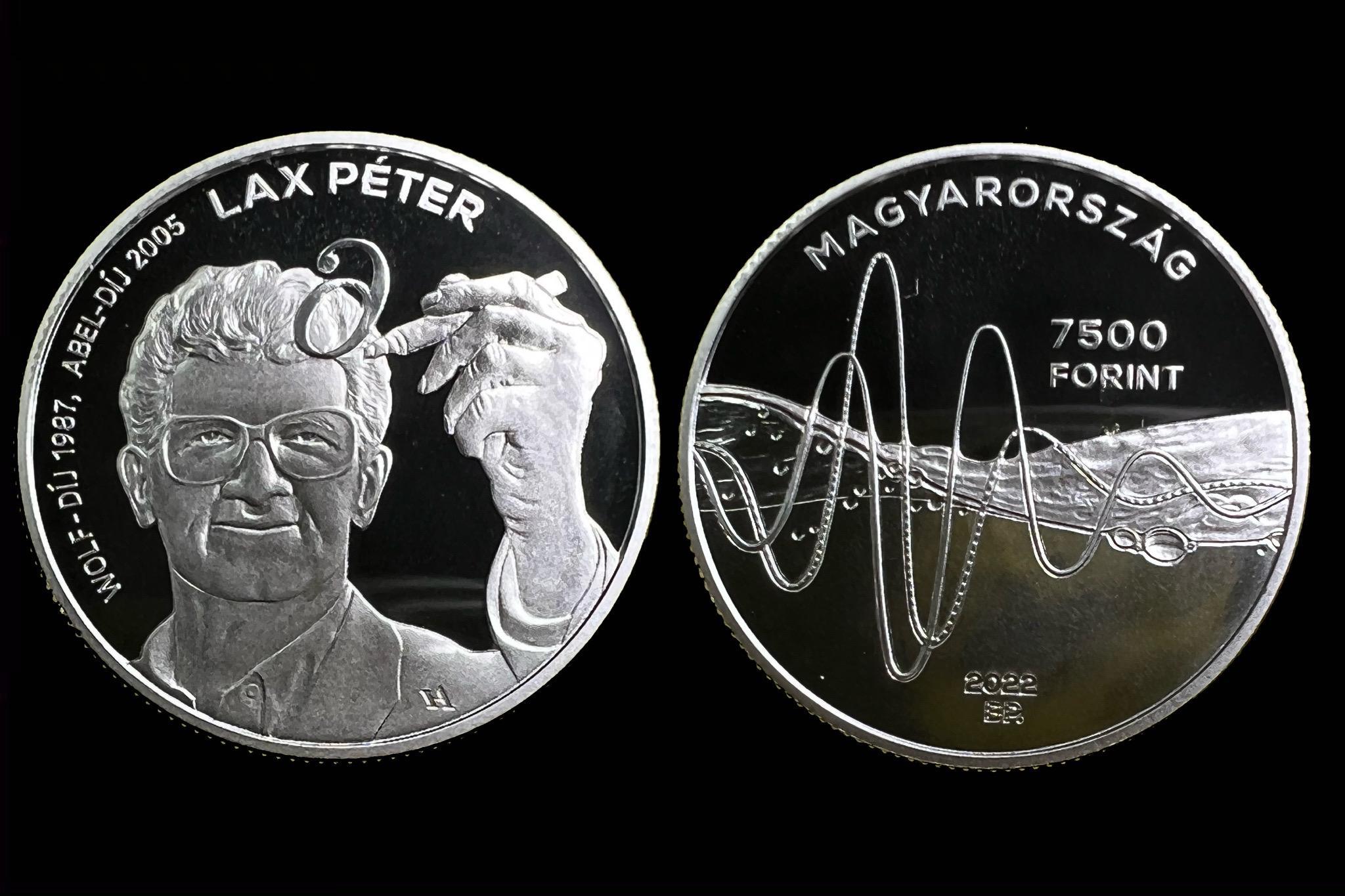 2022. évi Lax Peter silver emlékérme  UNC prospektussal