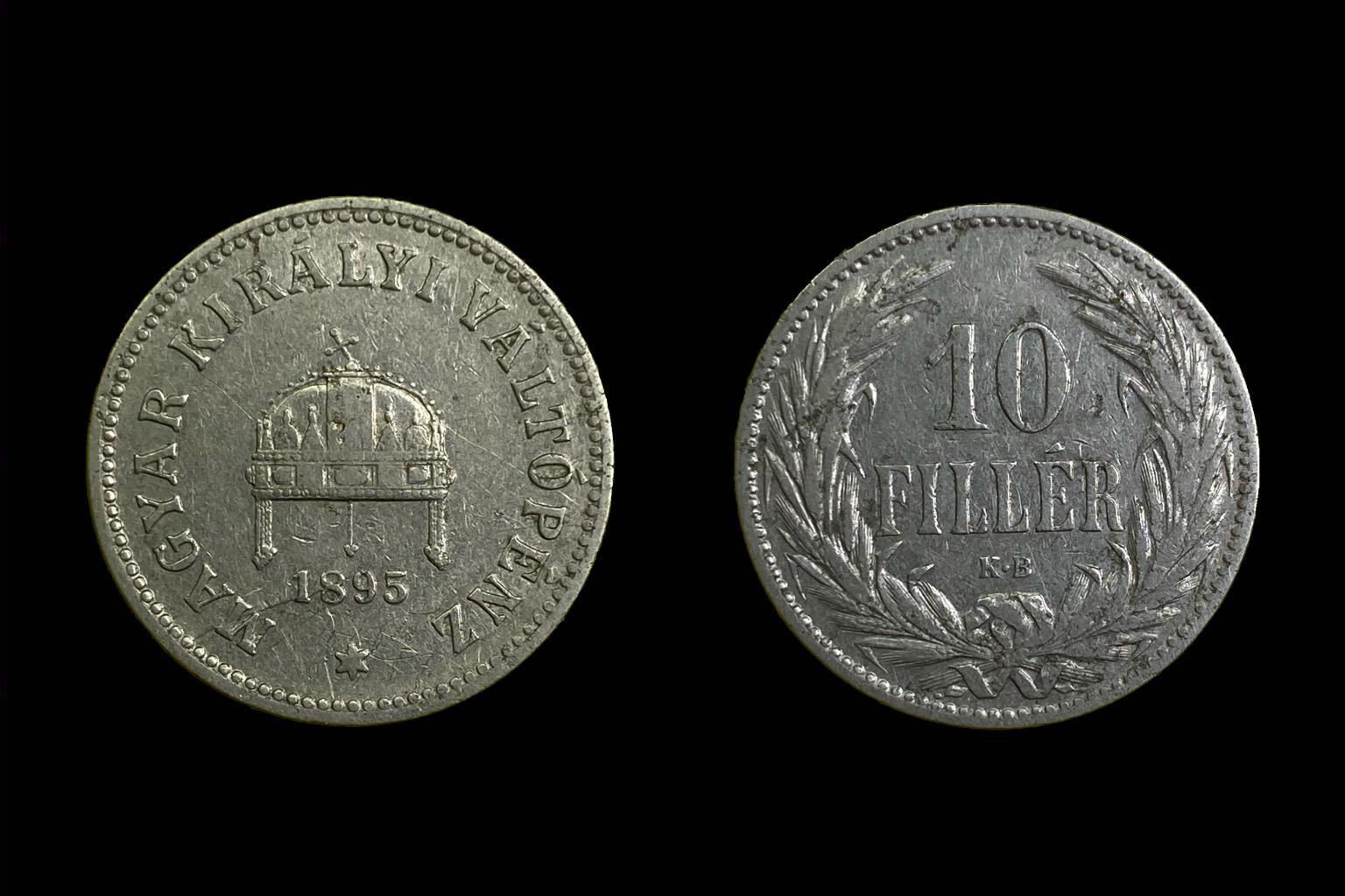 (1895) 10 fillér Adamo K3