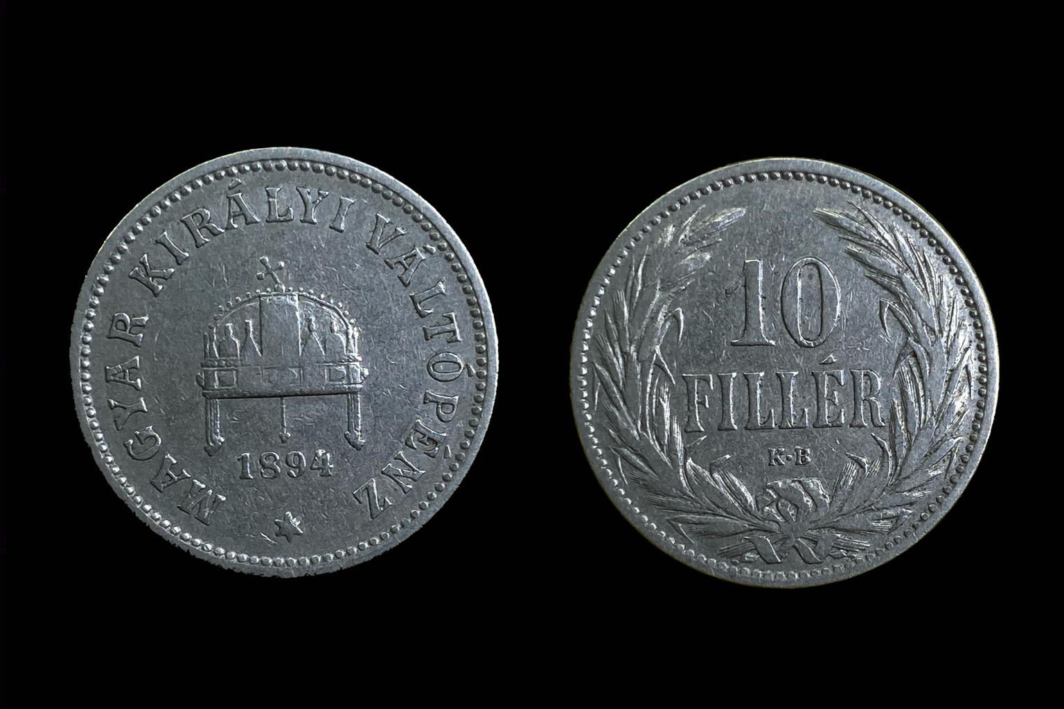 (1894) 10 fillér Adamo K3