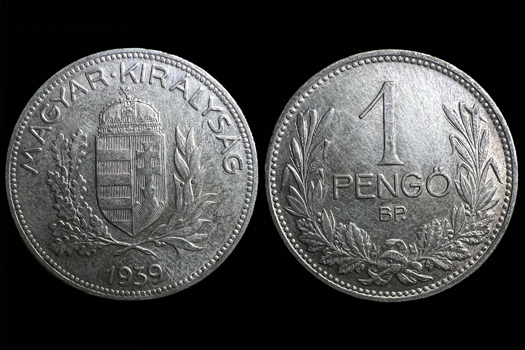 (1939) 1 pengő Adamo P6 
