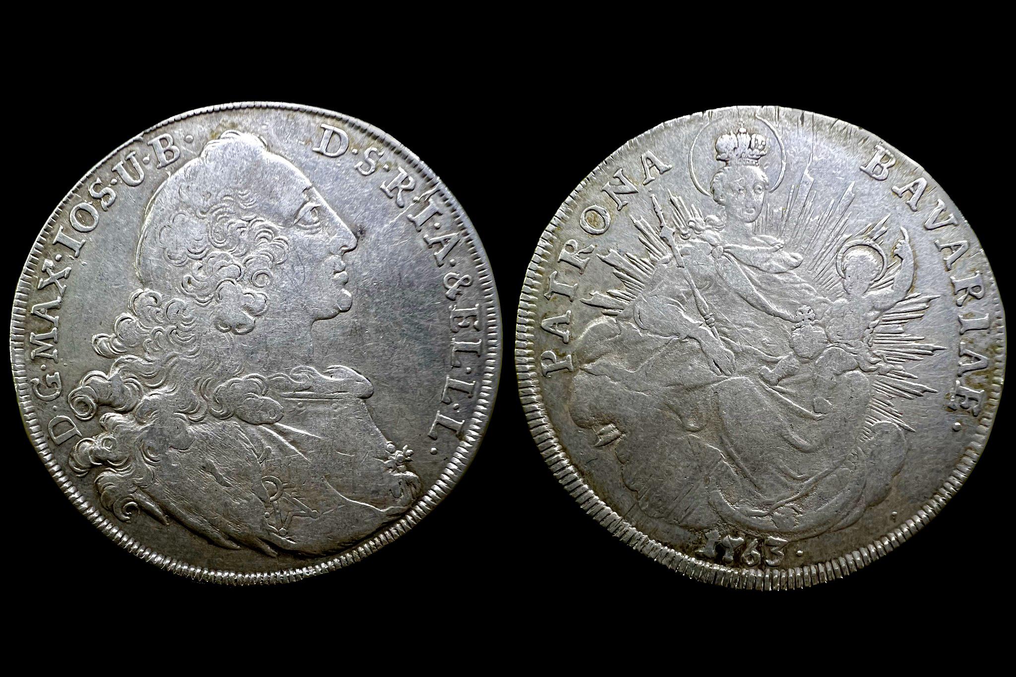 1763 III.Maximilian Joseph (1745-1777) Tallér Dav ETC 1953