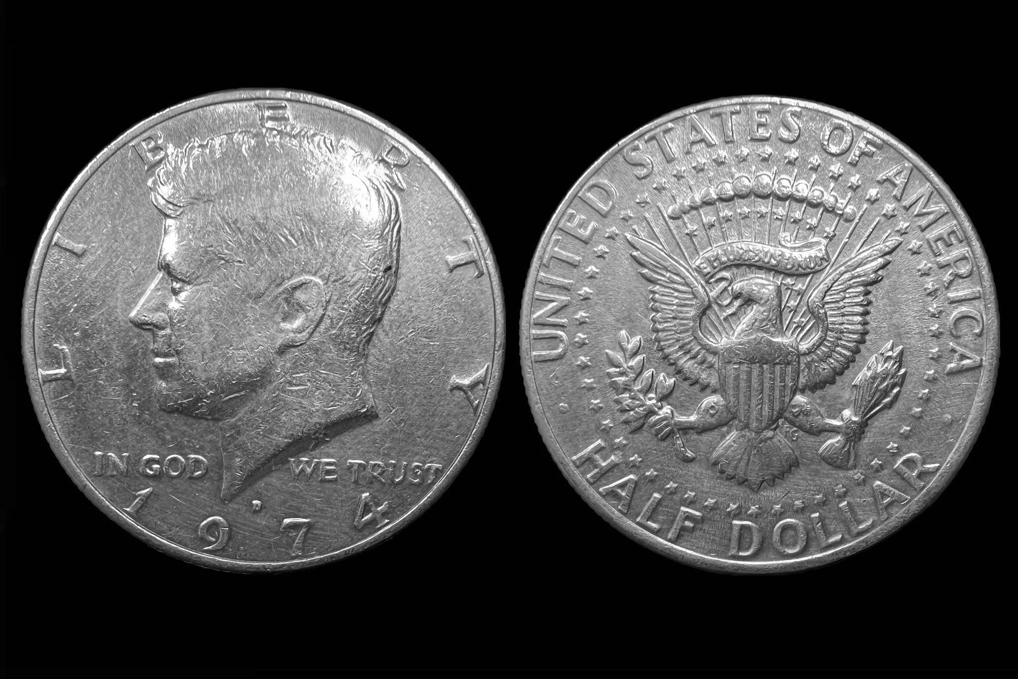Kennedy half dollár USA (1974)D 