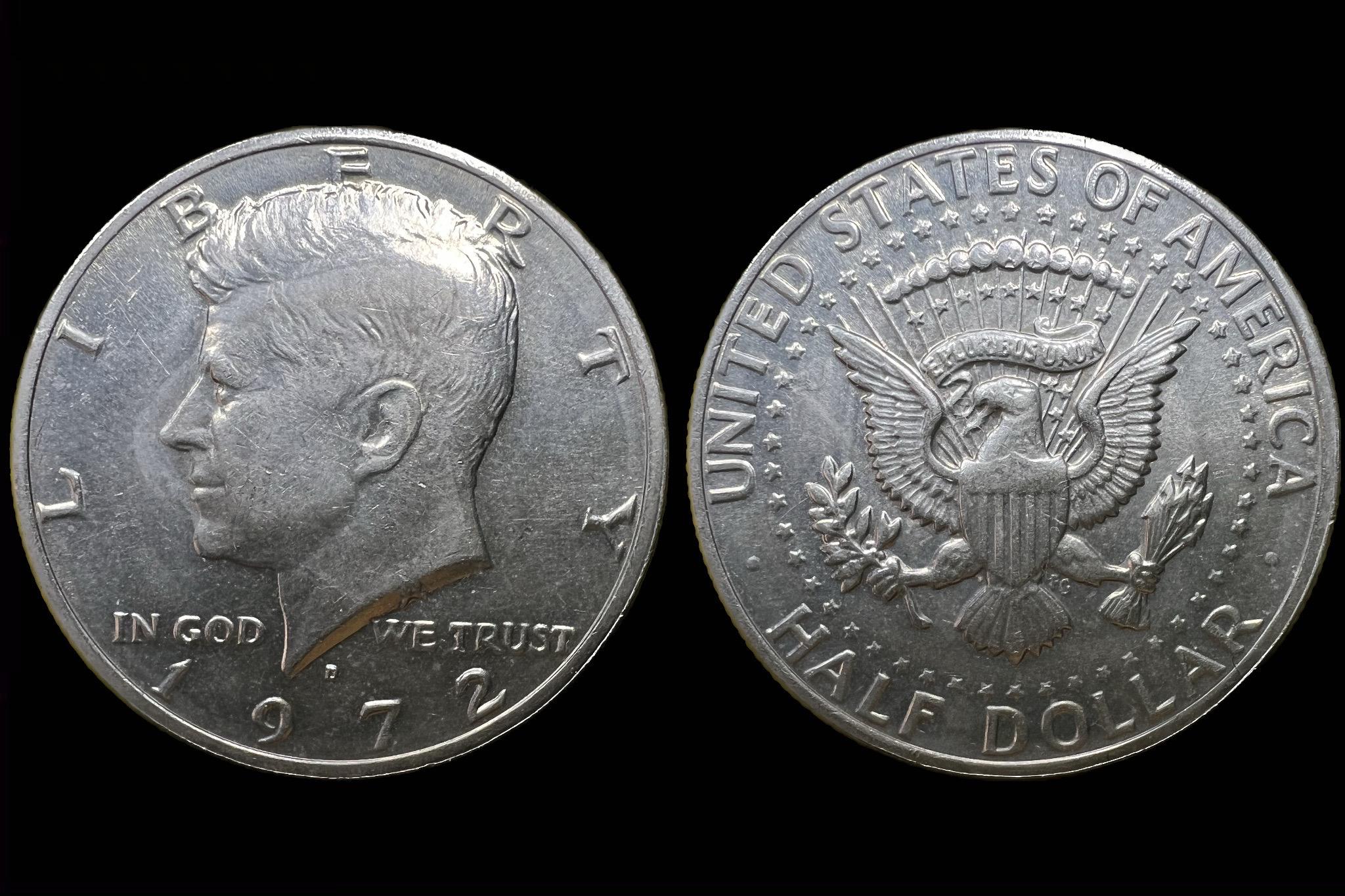 Kennedy half dollár USA (1972)D 