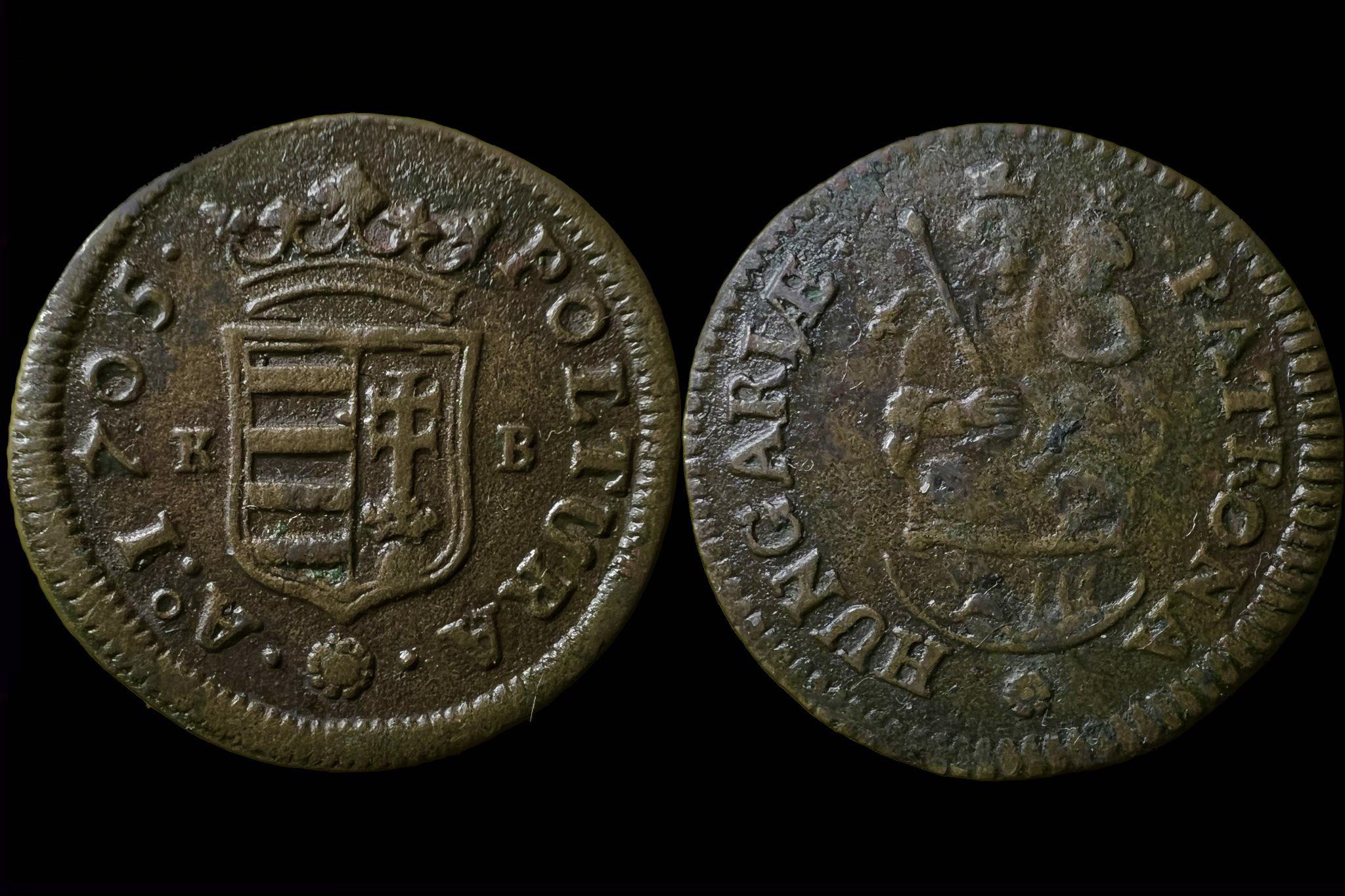 II. Rákóczi Ferenc poltura (1705) K-B Éh-1139 