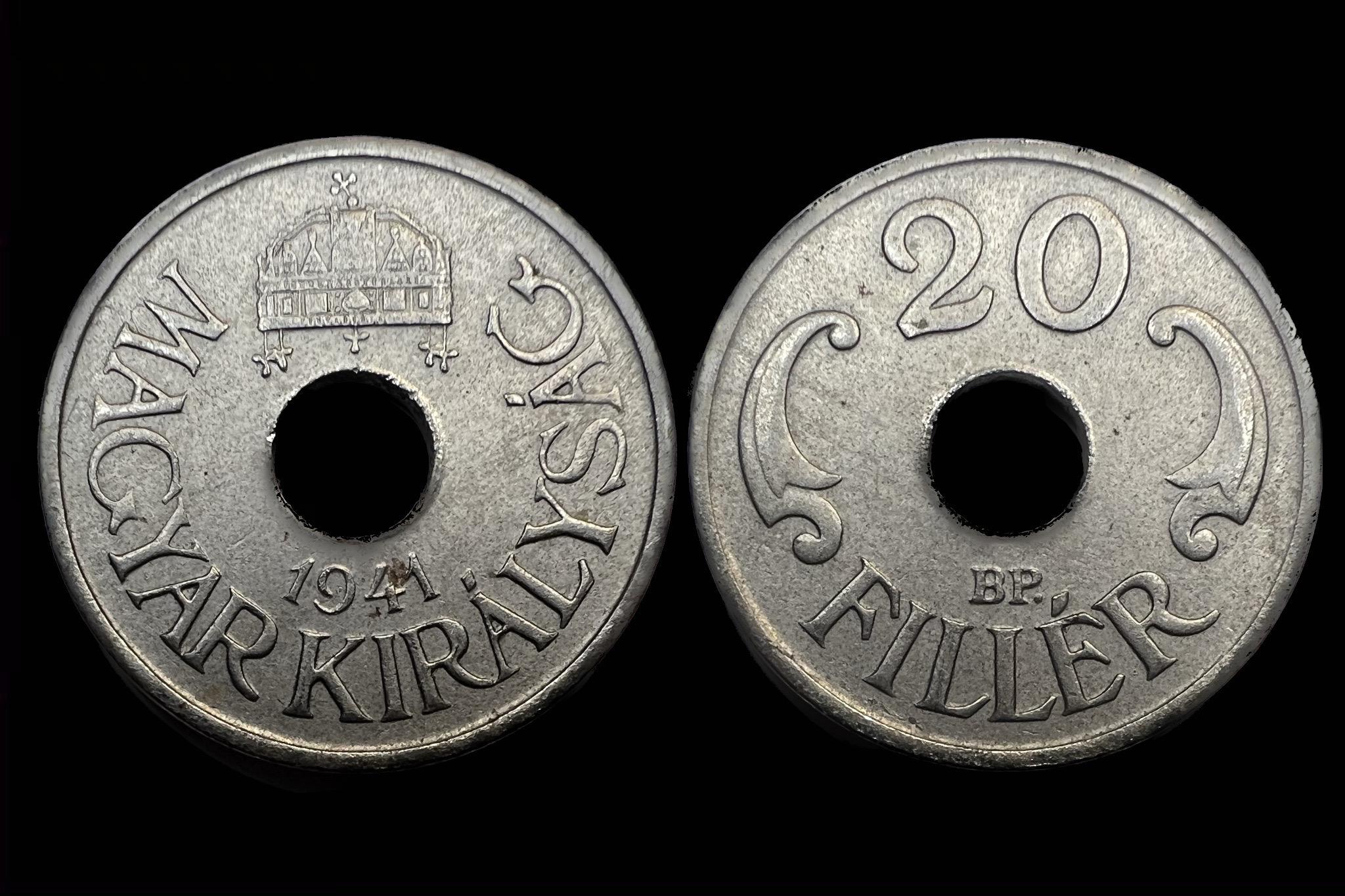 (1941) 20 fillér  Adamo P4.1 