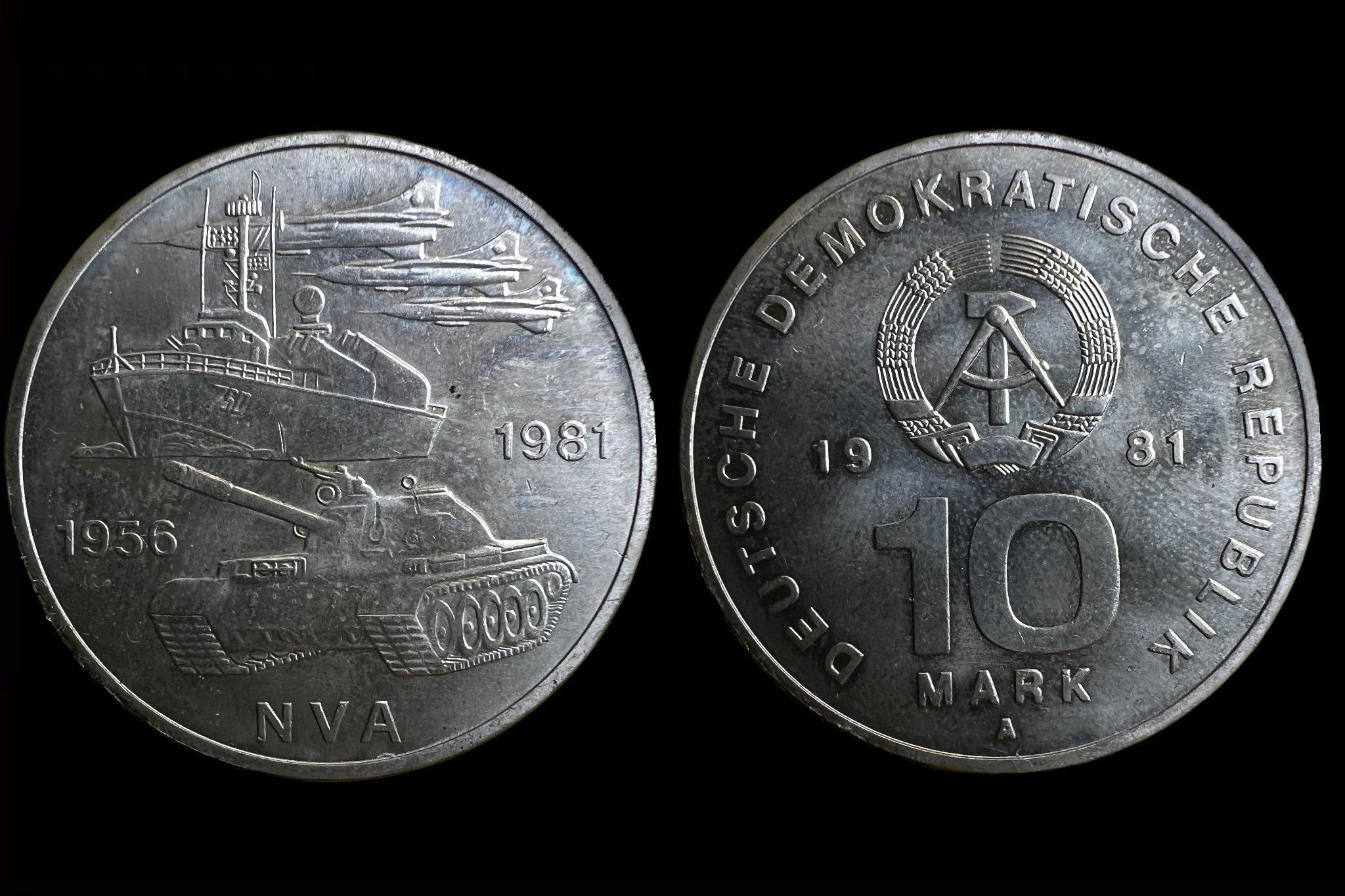 10 Márka DDR (1981) KM80 