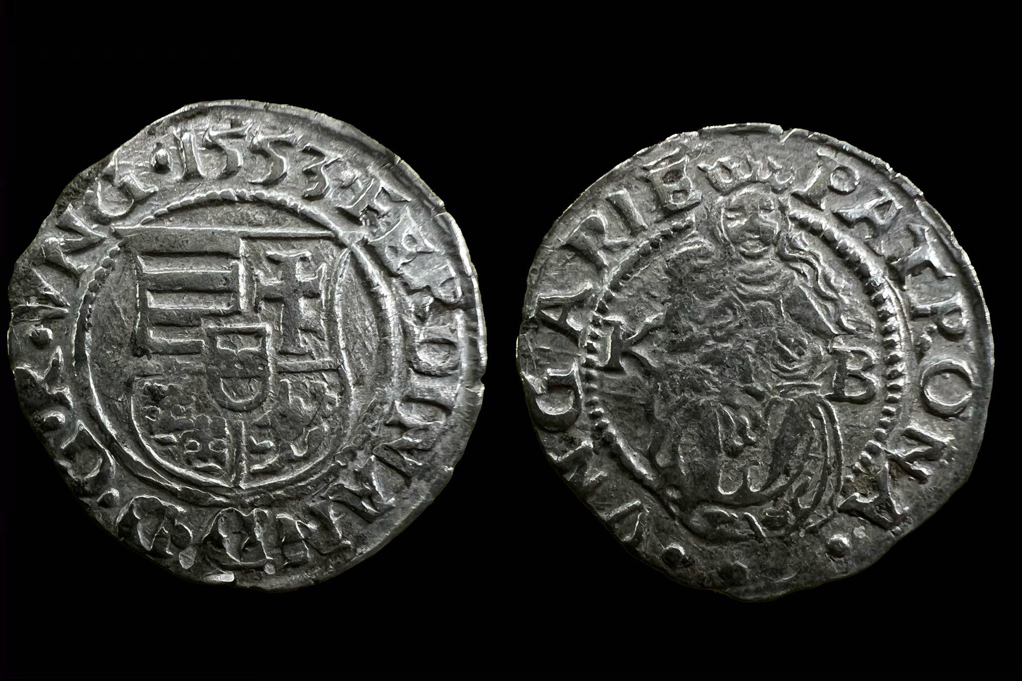 I. Ferdinánd (1553) dénár K-B Éh-745 