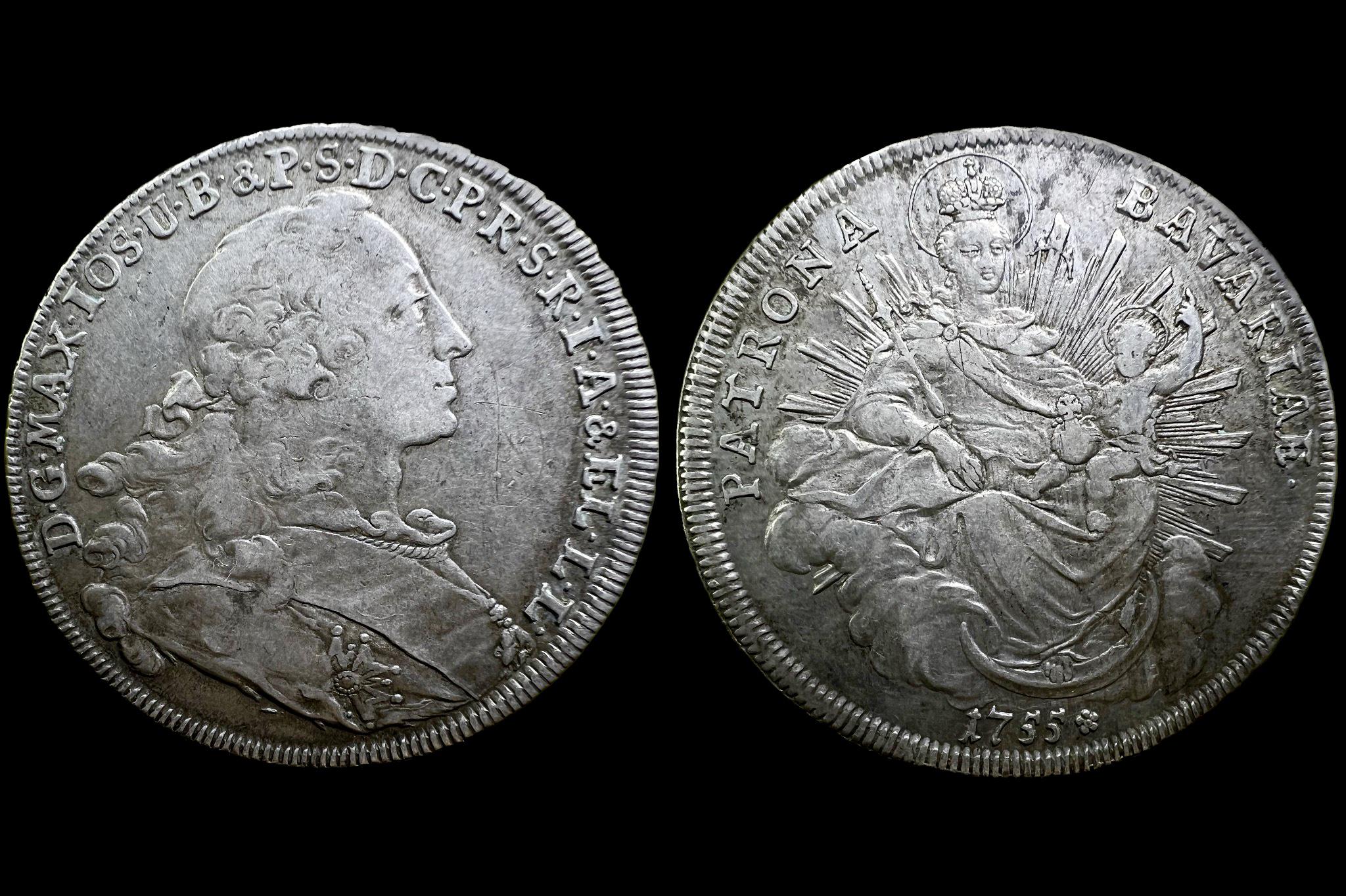 1755 III.Maximilian Joseph (1745-1777) Tallér Dav ETC 1952