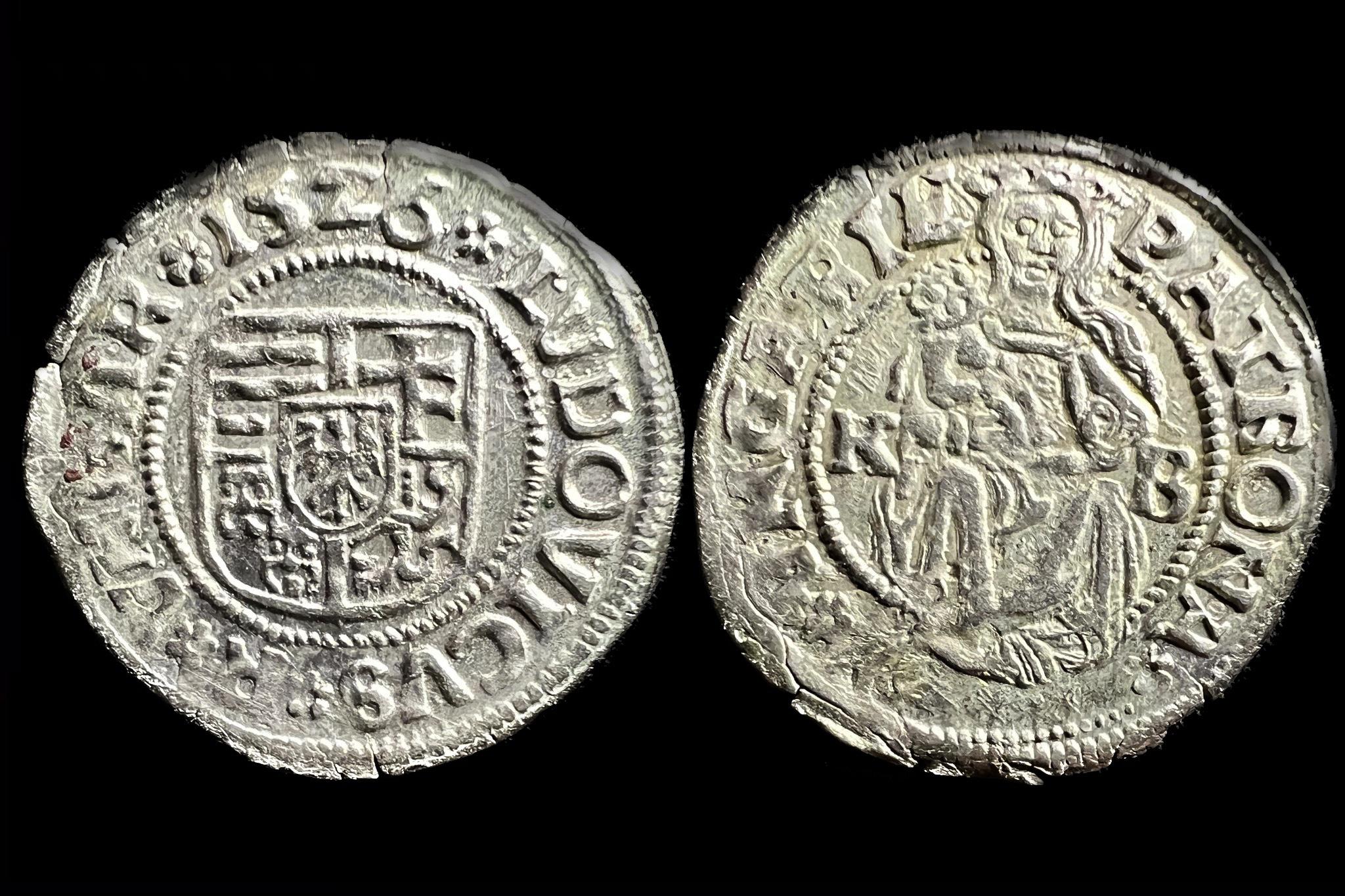 II. Louis denar (1526)K-B Éh-673/o 