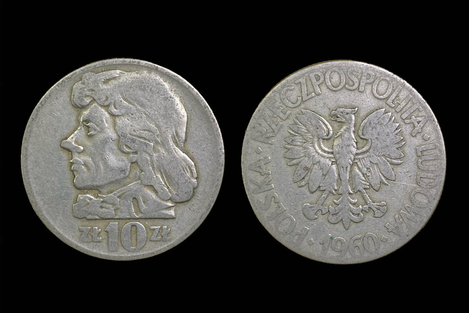 Tadeusz Kosciuszko lengyel 10 zloty (1960)