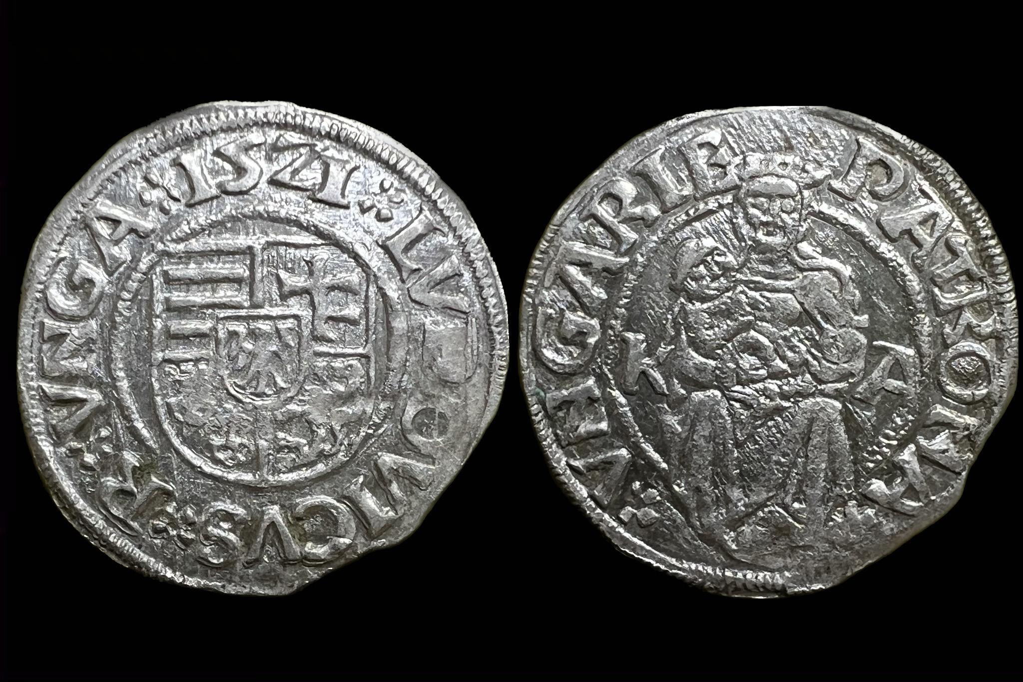 II. Louis denar (1521)K-A Éh-673/n 