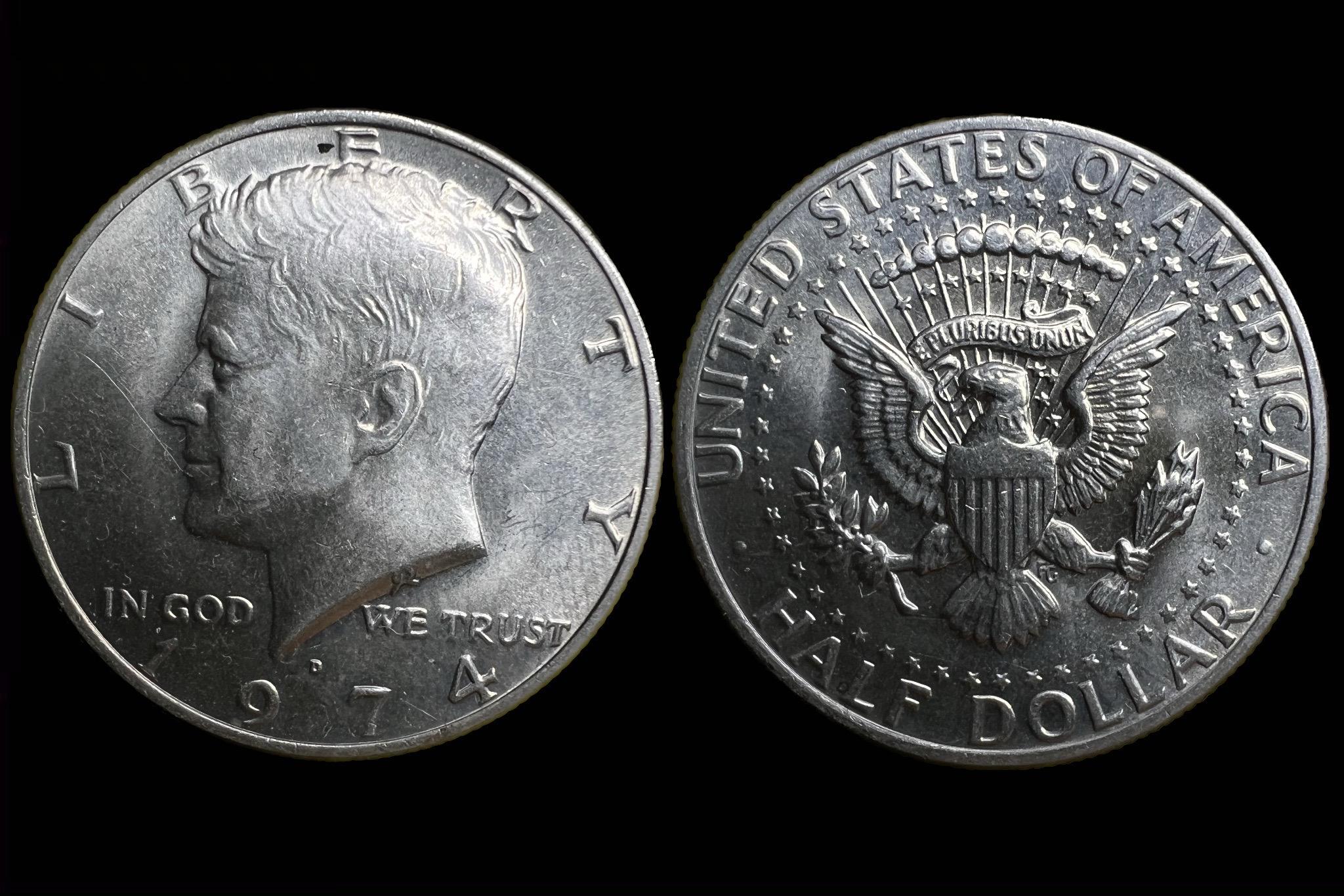 Kennedy half dollár USA (1973)D
