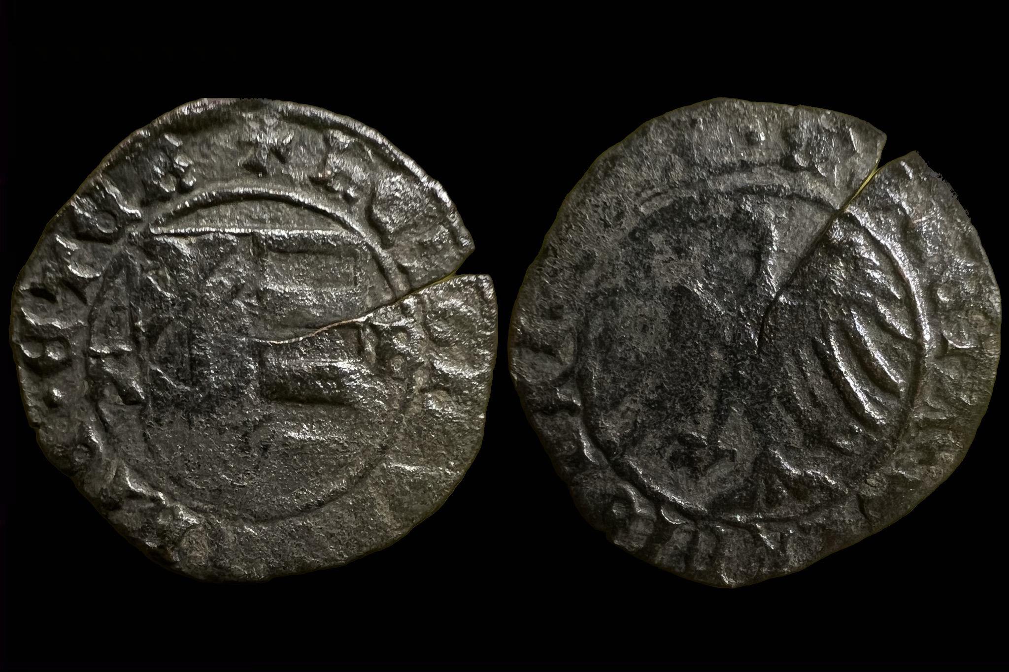 I. Ulászló dénár Éh-475/b K-B fordított címer