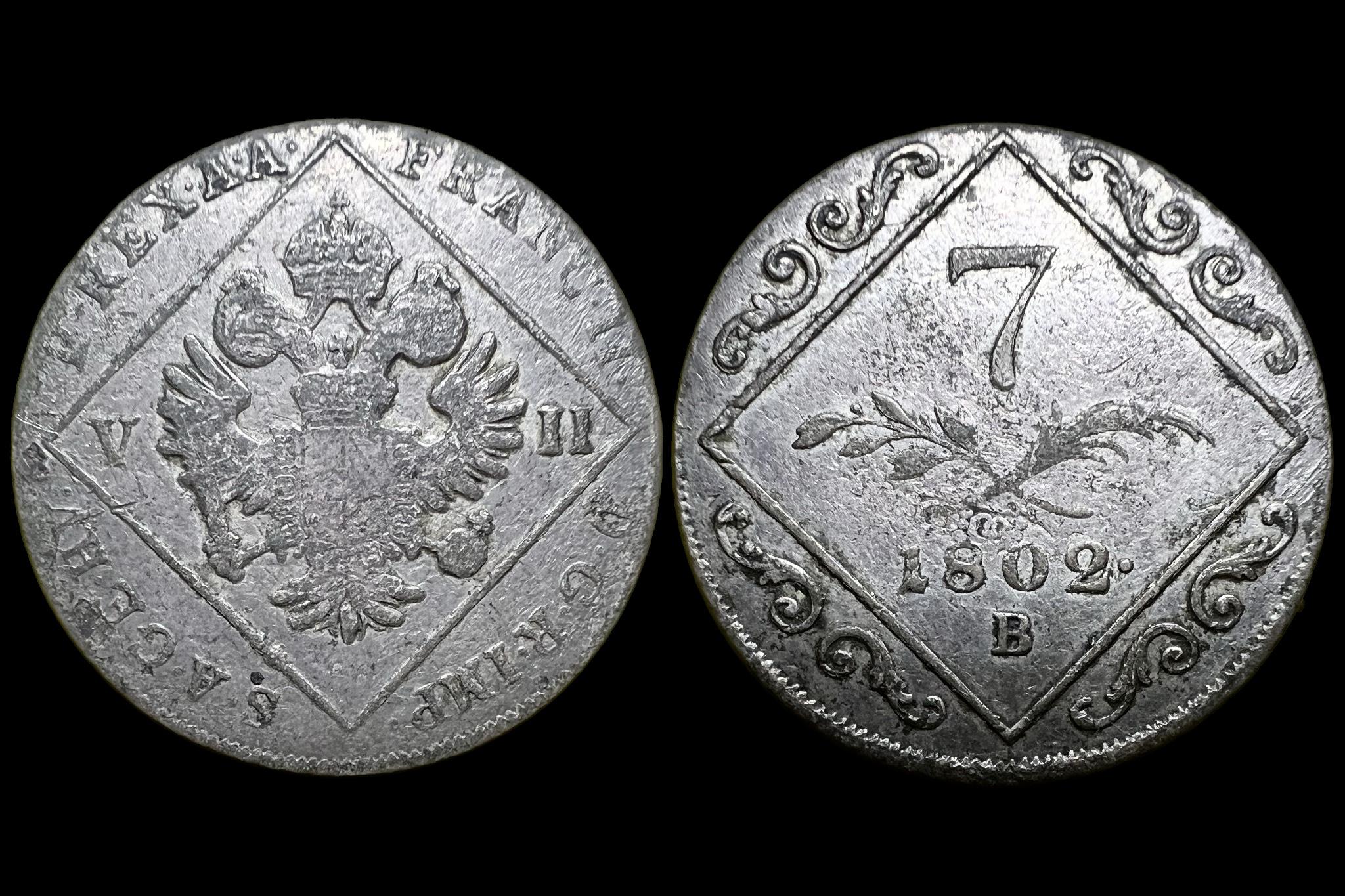 Franz 7 Krajcár (1802)B Éh-1395/a