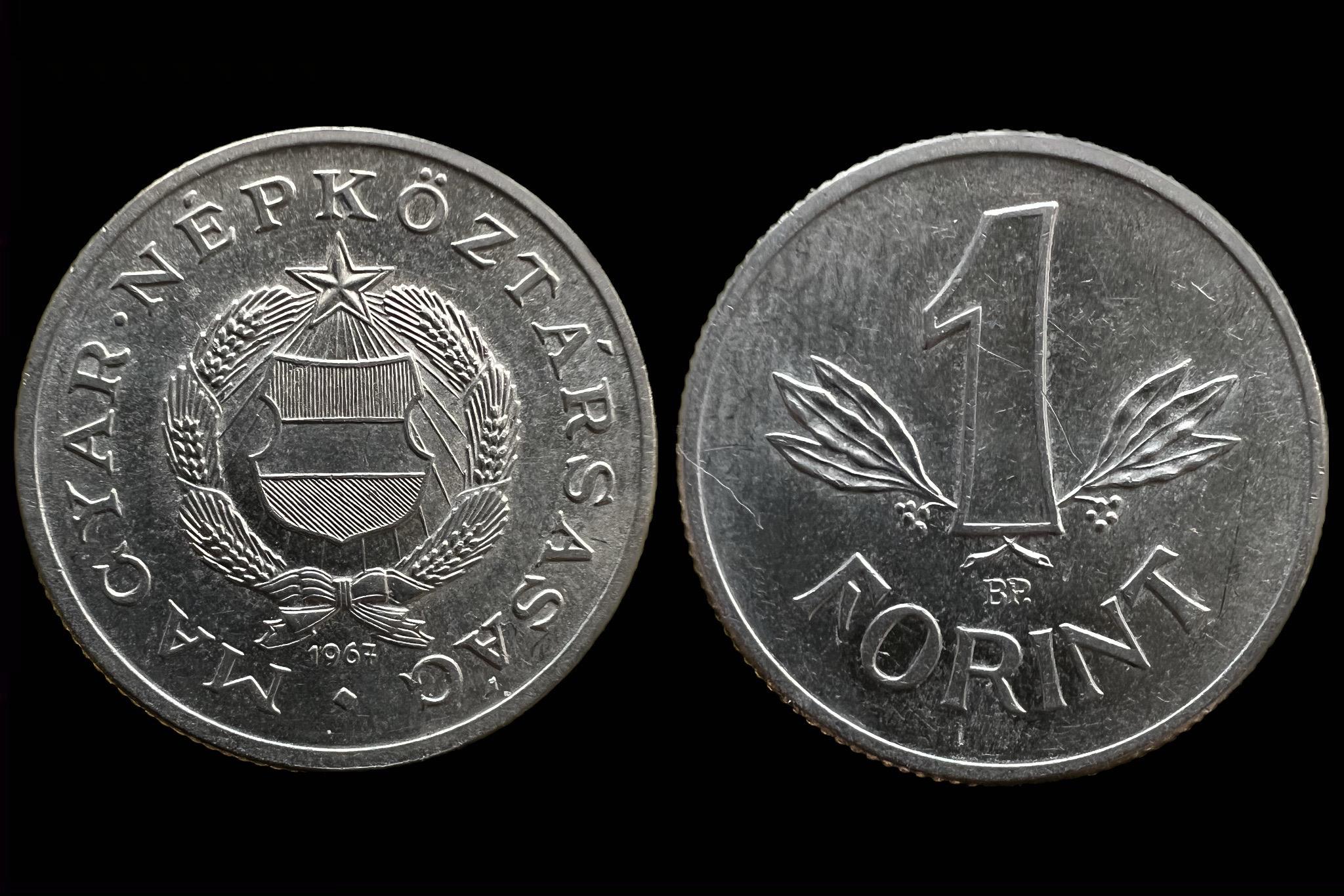 1 Forint (1967) Adamo F6.3