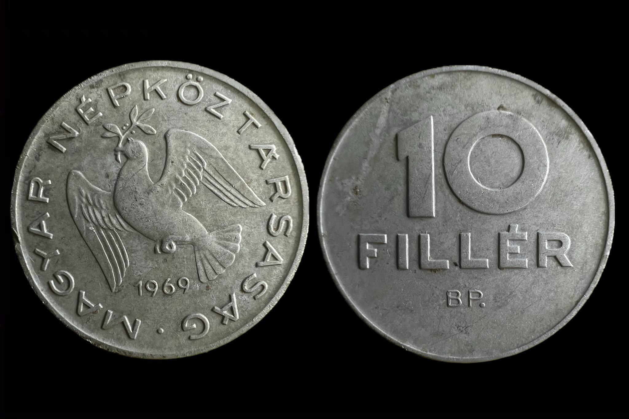 (1969) 10 fillér Adamo F3.2