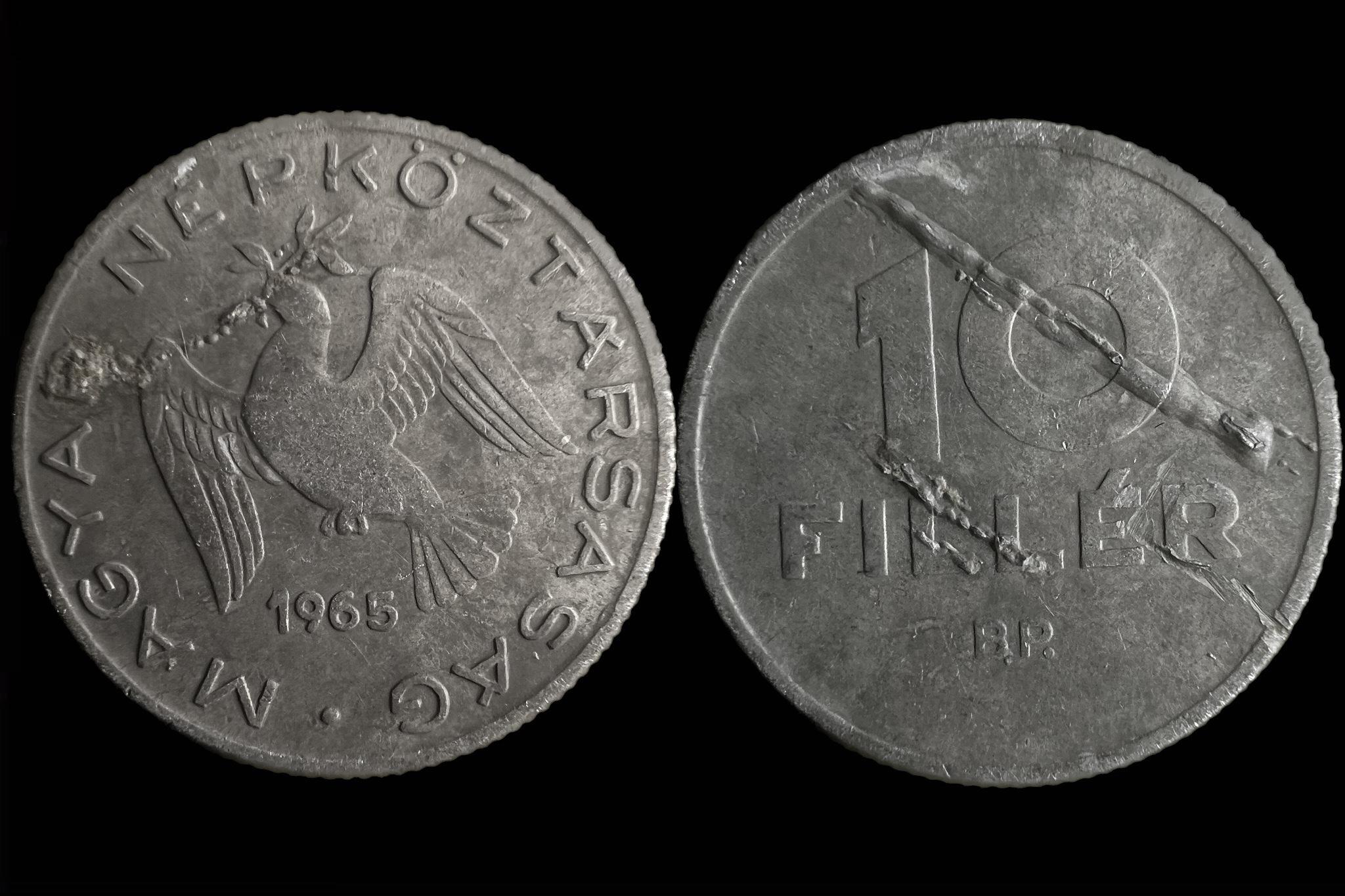 (1965) 10 fillér Adamo F3.1