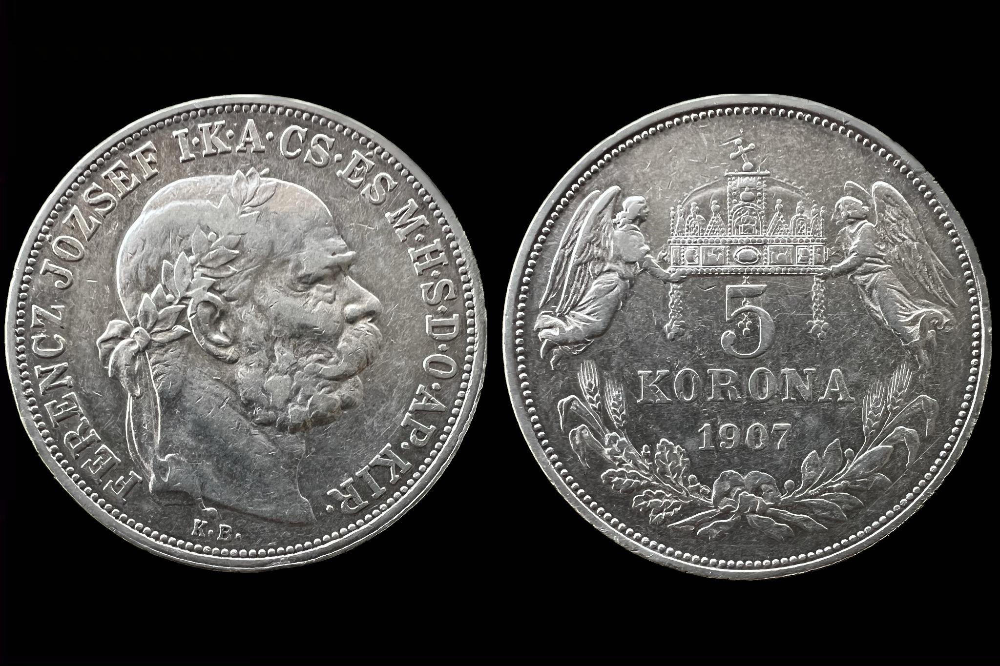 Franz Joseph 5 Korona (1907) 
