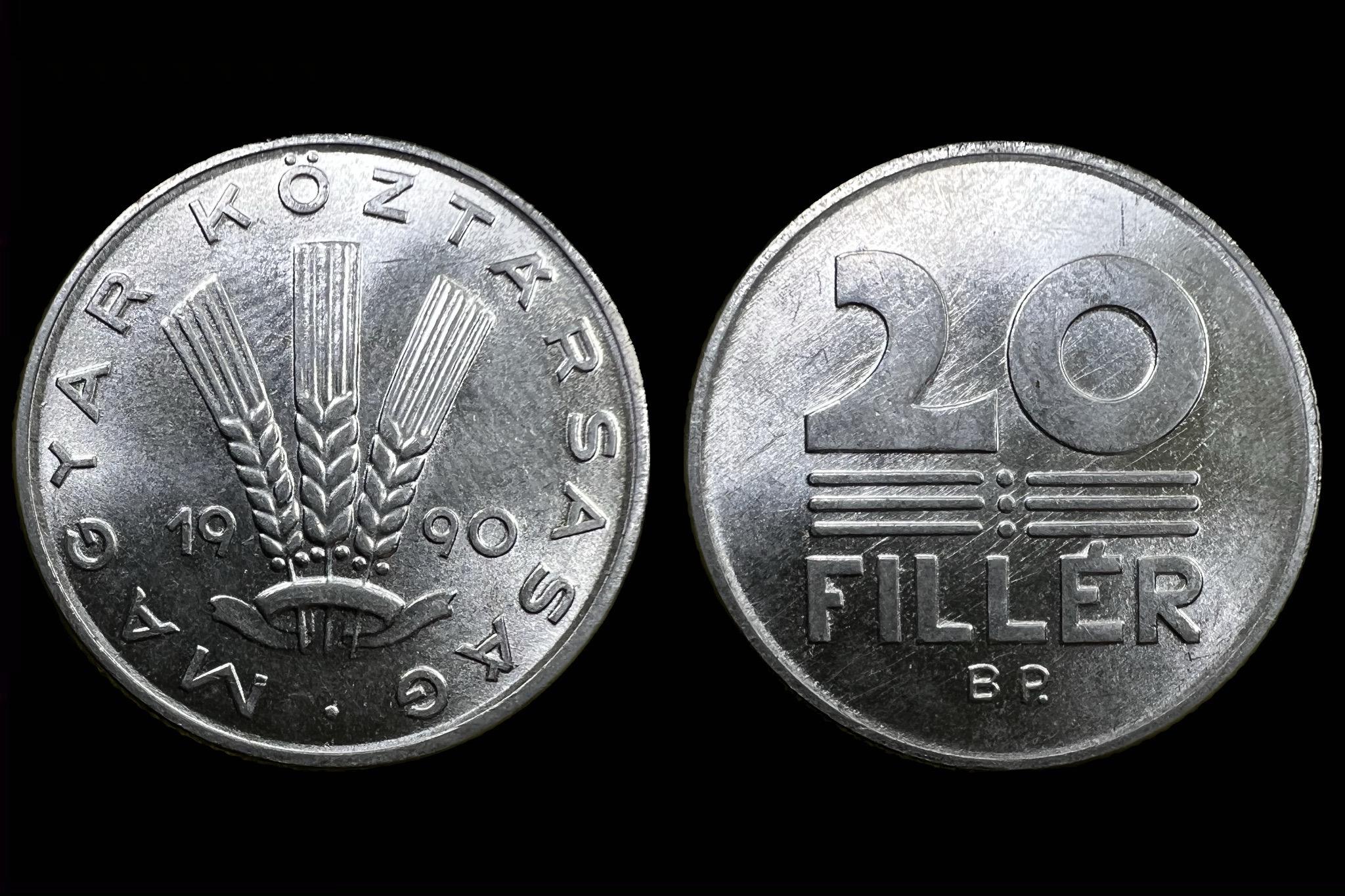 (1990) 20 fillér Adamo F4.3 