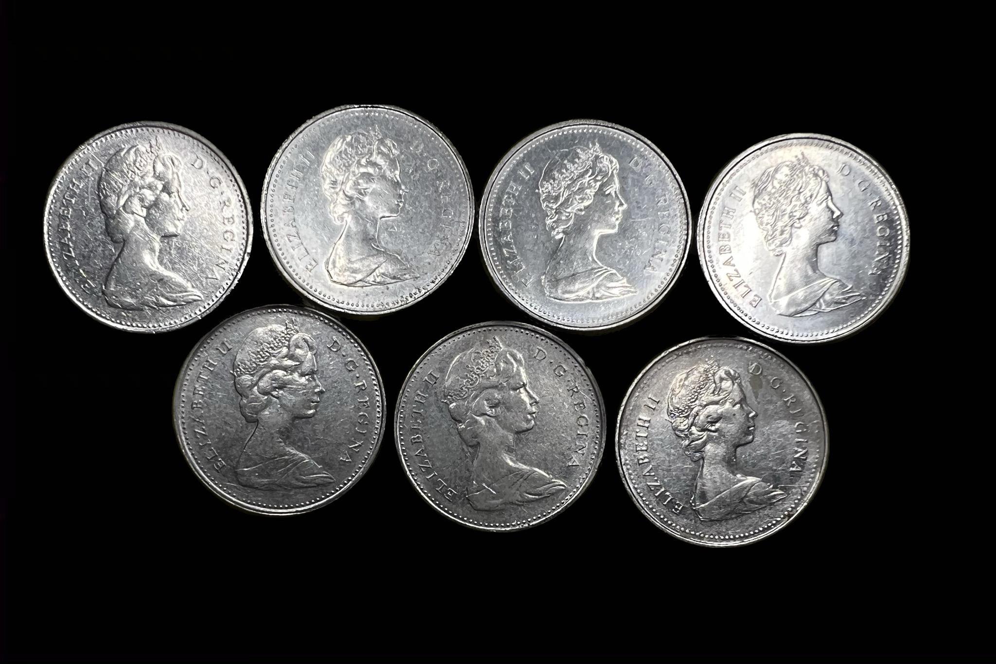 Canada 10 Cents lot 7db 