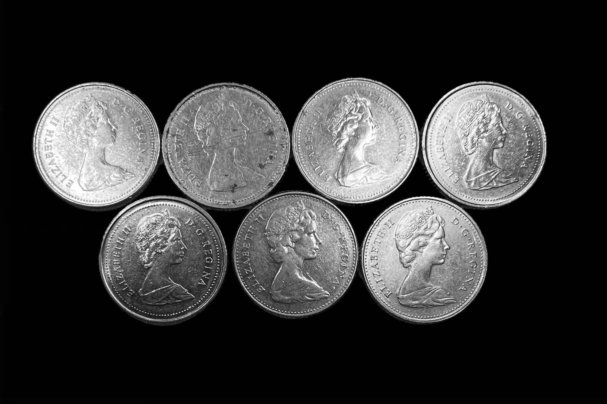 Canada 10 Cents lot 7db 