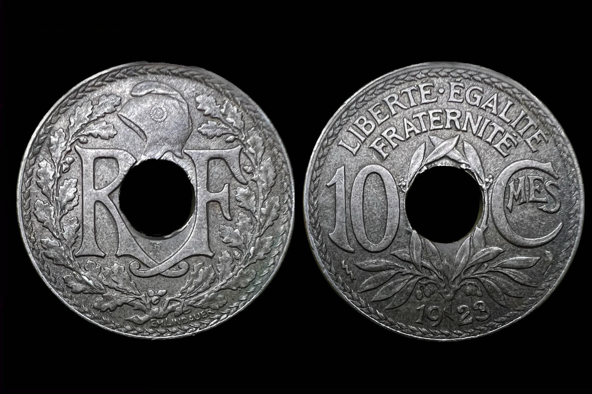 Francia 10 centimes (1923)