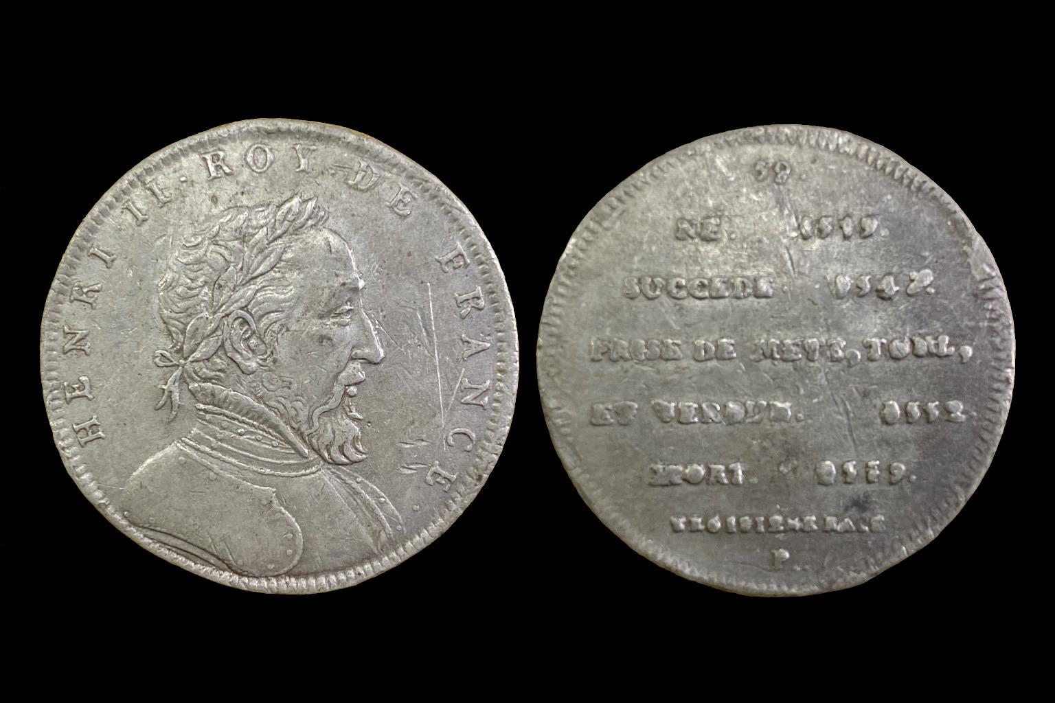 II. Henri Roy emlékérme XIX.sz.