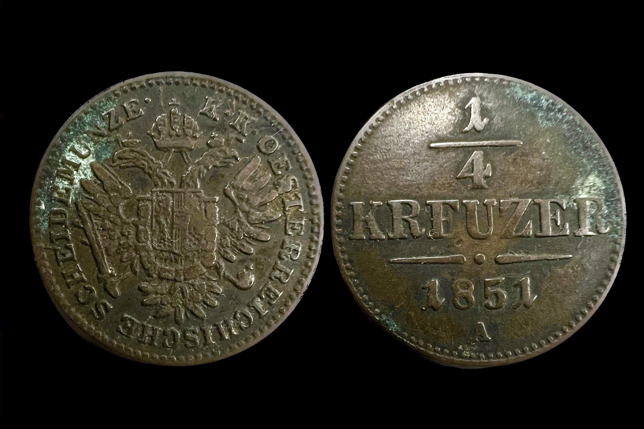 Franz Joseph (1851)A 1/4 kreutzer 