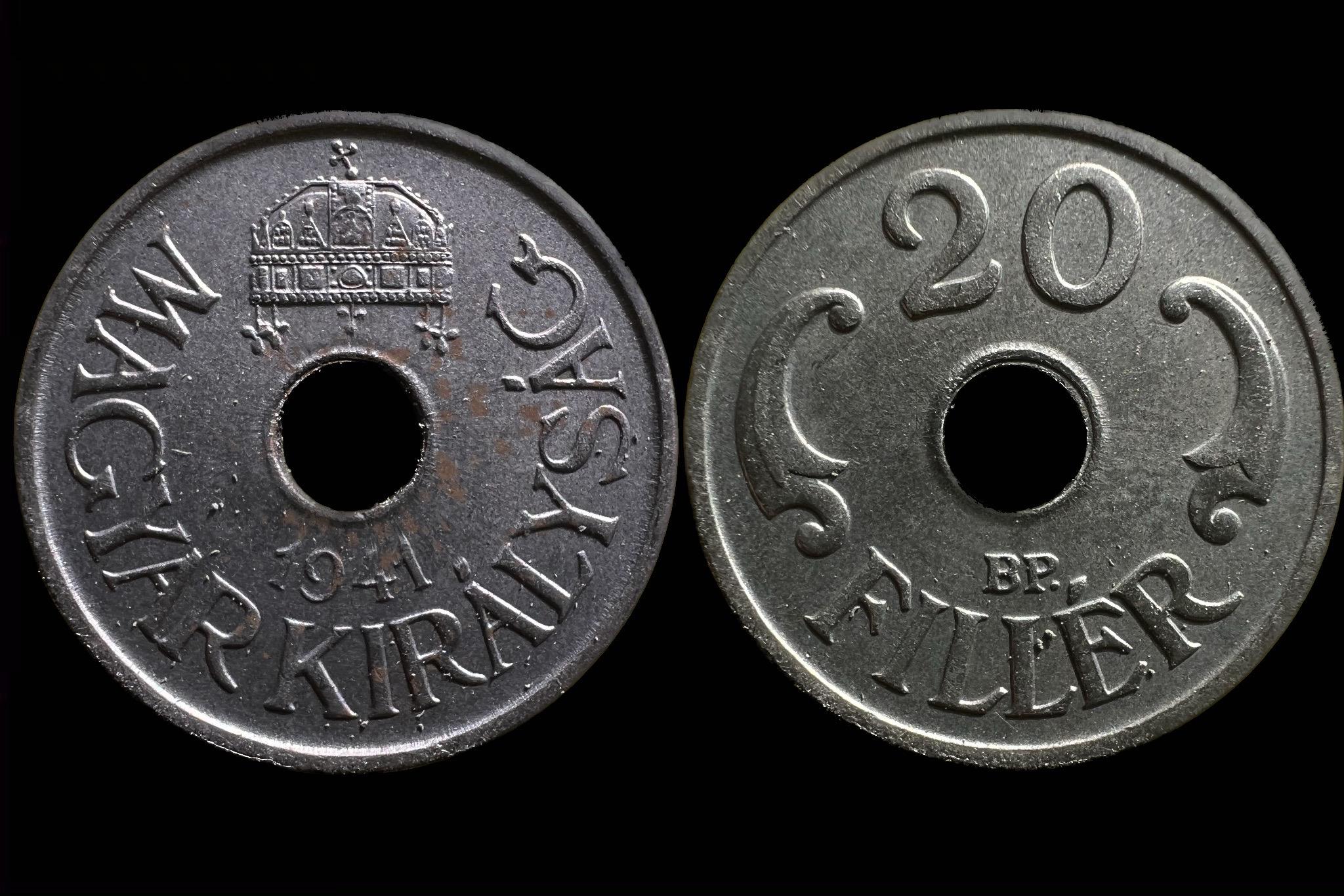 (1941) 20 fillér Adamo P4.1 