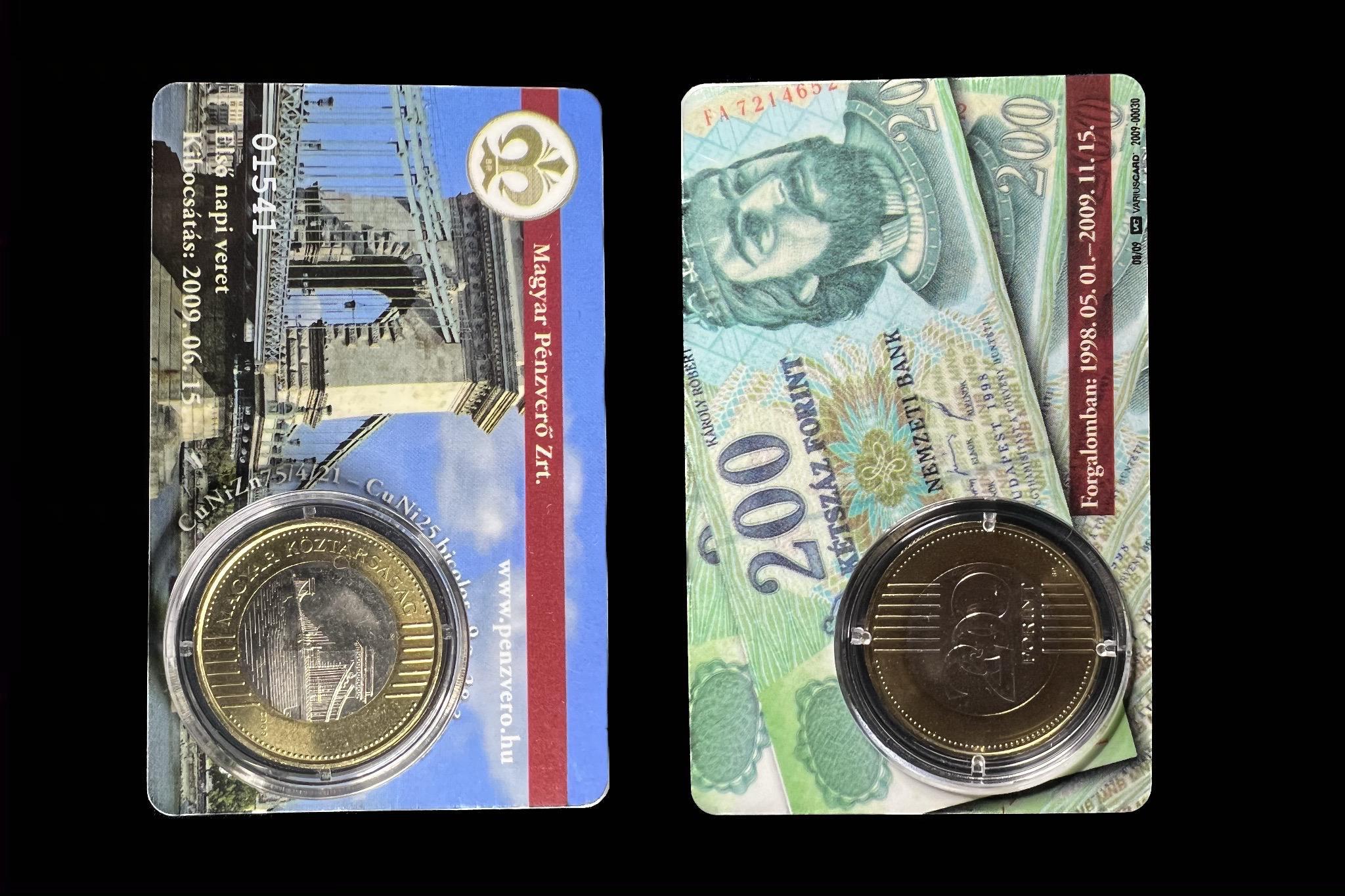 200 Forint Elsőnapi veret díszkiadásban 