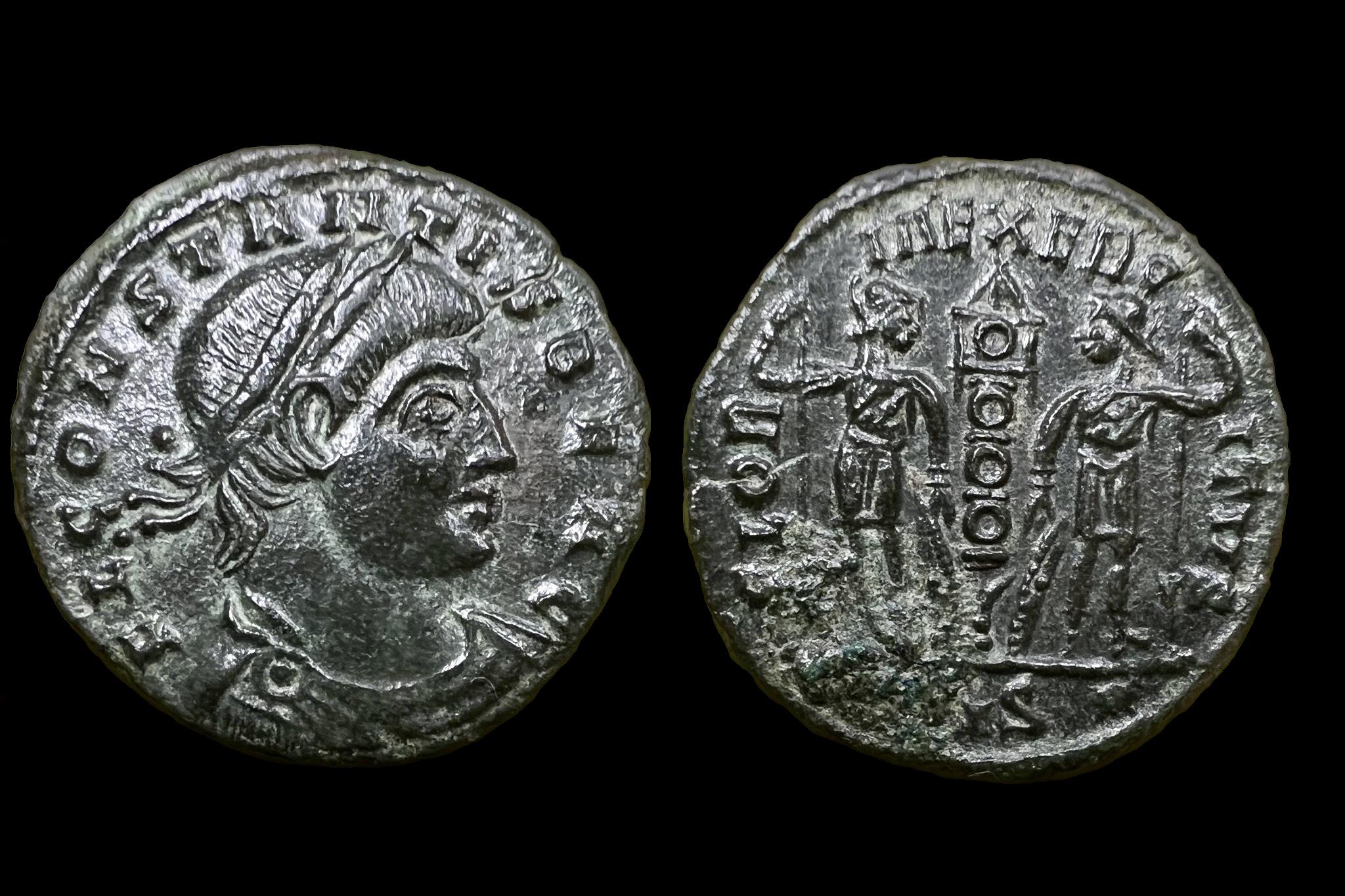 II.Constantine (i.sz.306-337) AE RIC222