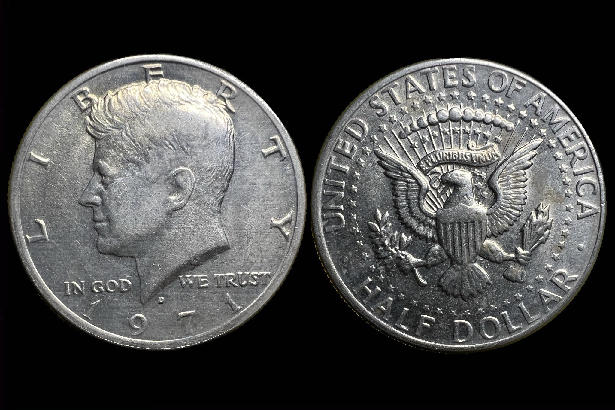 Kennedy half dollár USA (1971)D KM202 