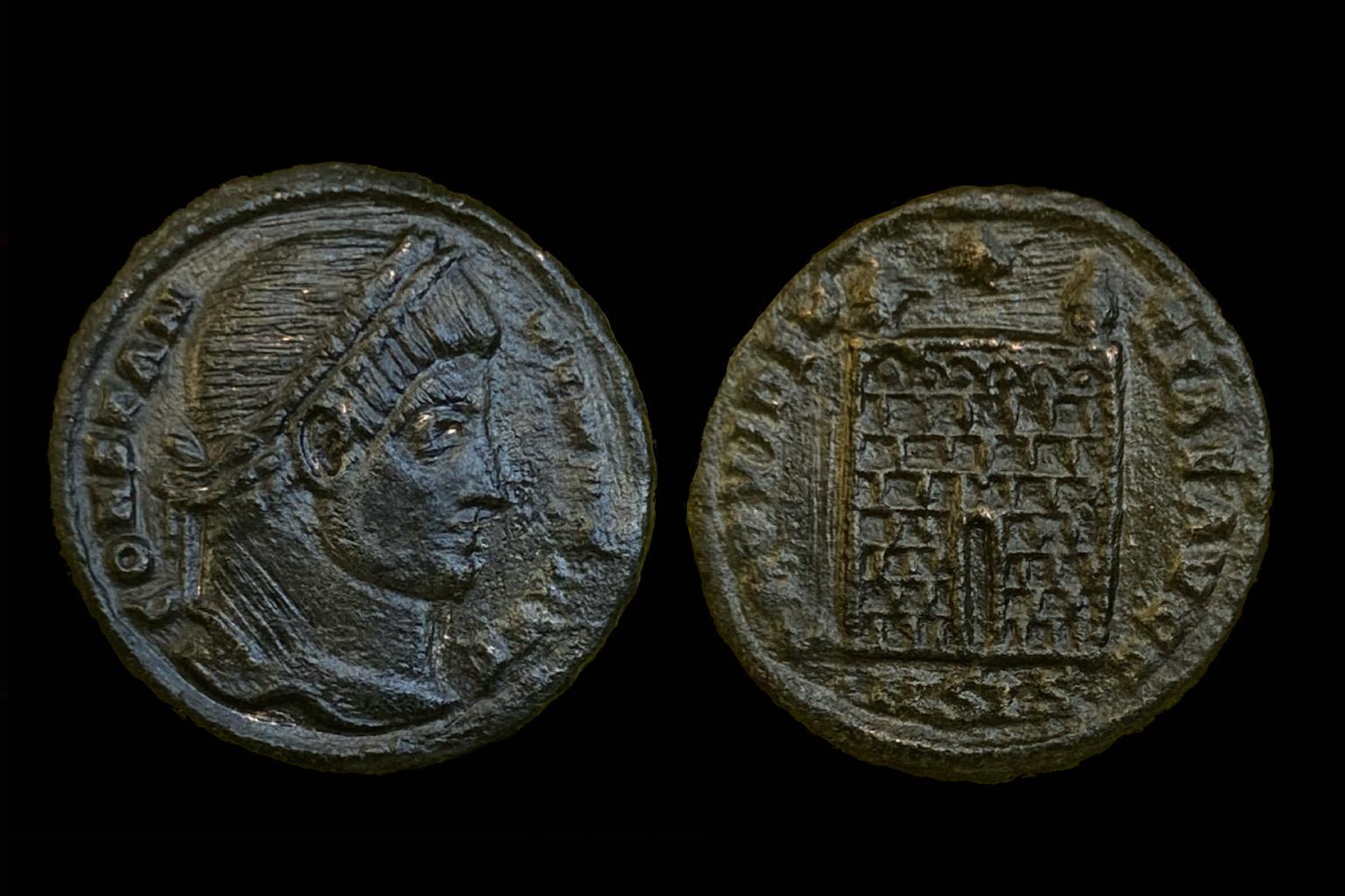 I.Constantine (i.sz.326-327) AE3 follis RIC VII Siscia 200; Sear 16252