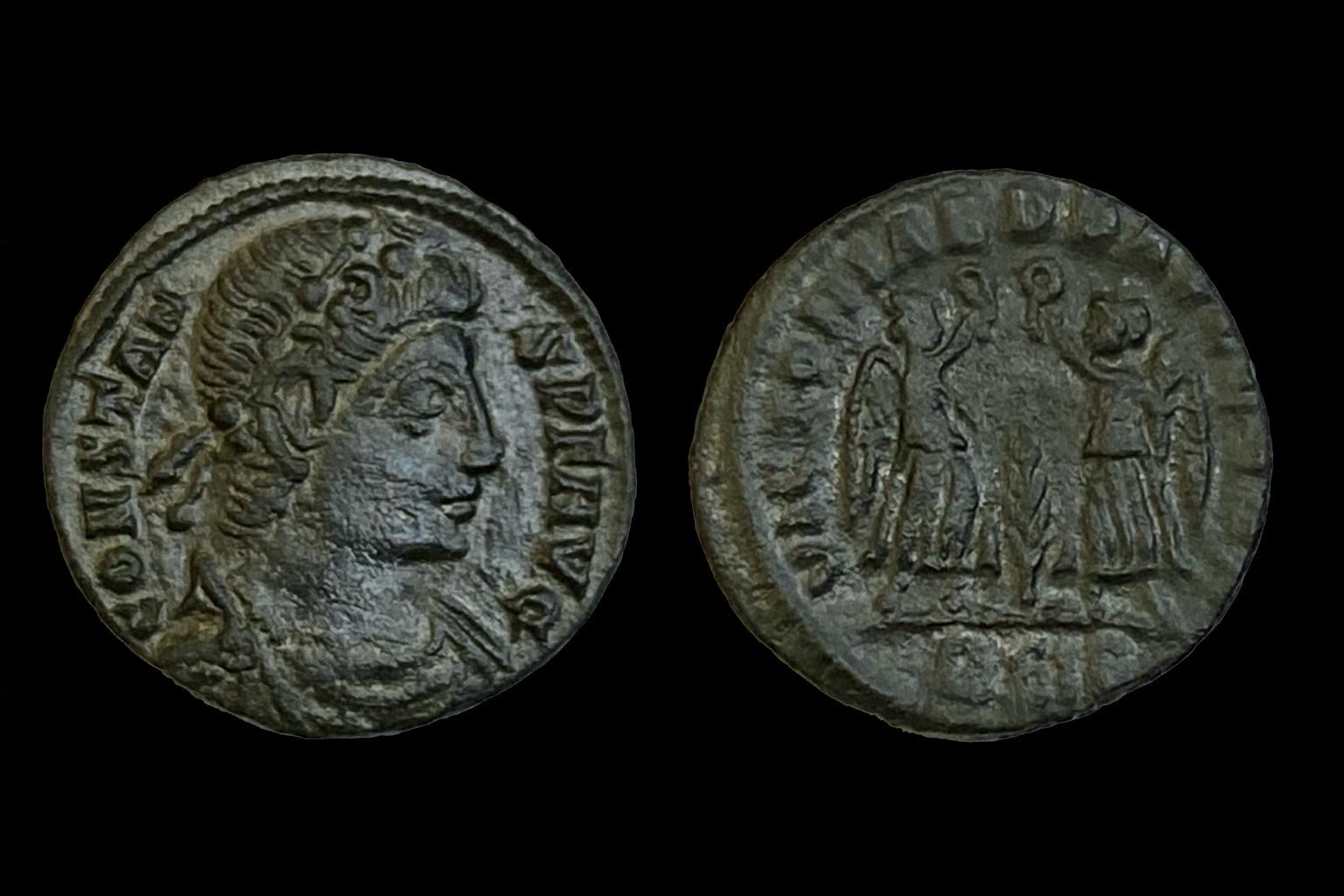 Constans (i.sz.-340) follis RIC VIII Siscia 195