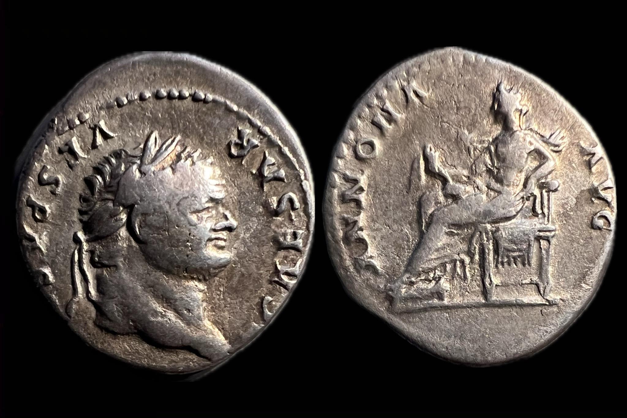 Vespasian dénár (i.sz.77-78) RIC964